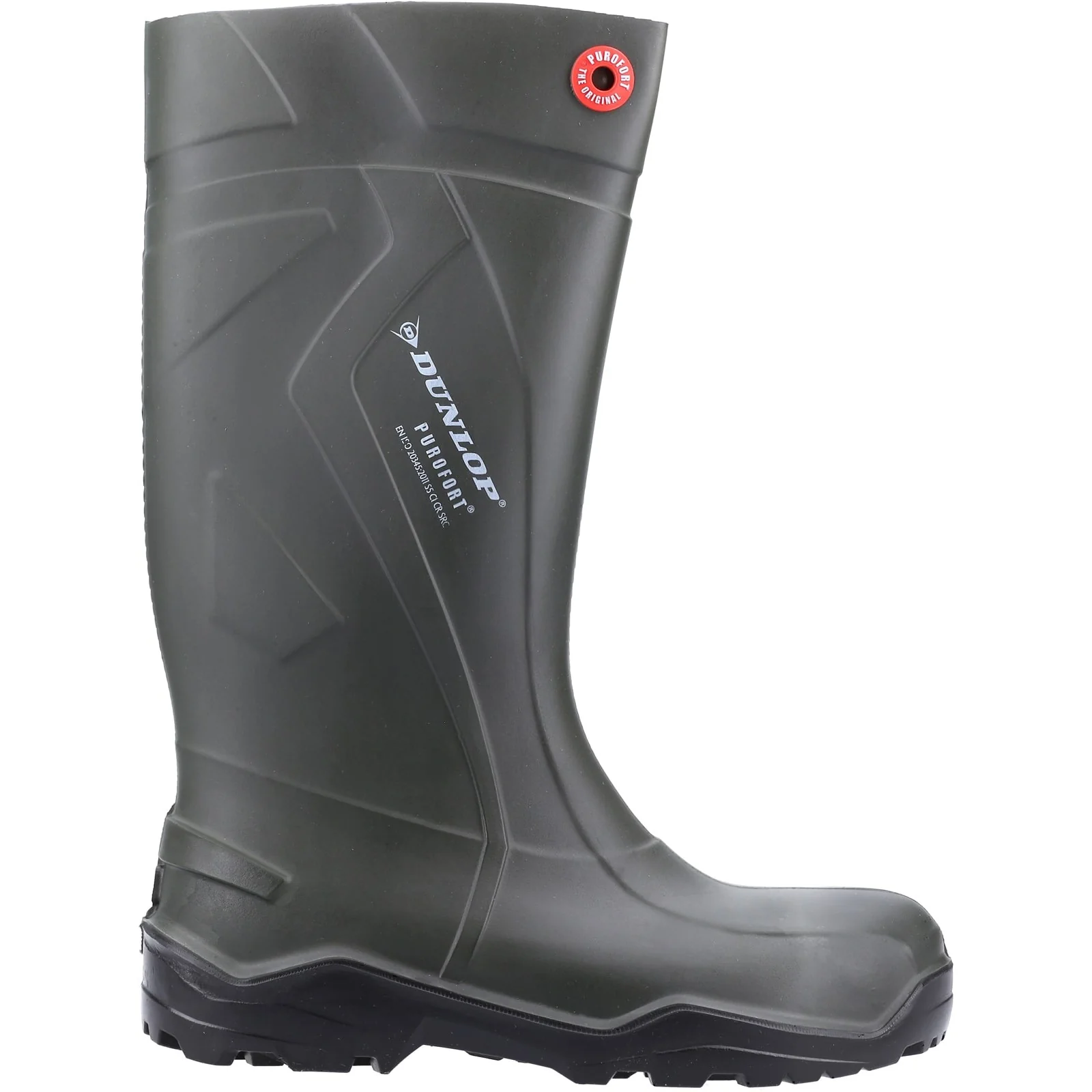 Dunlop Unisex Purofort+ Full Safety Wellington Green
