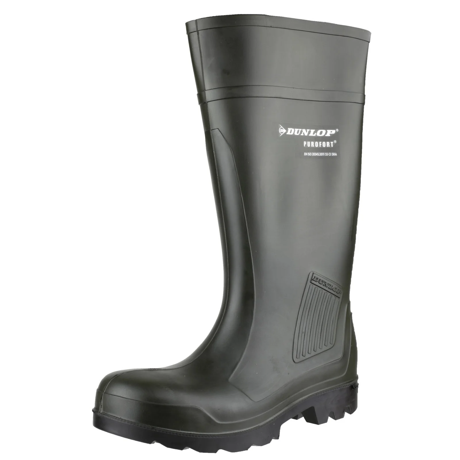 Dunlop Unisex Purofort Professional Full Safety Wellington Green - Image 5