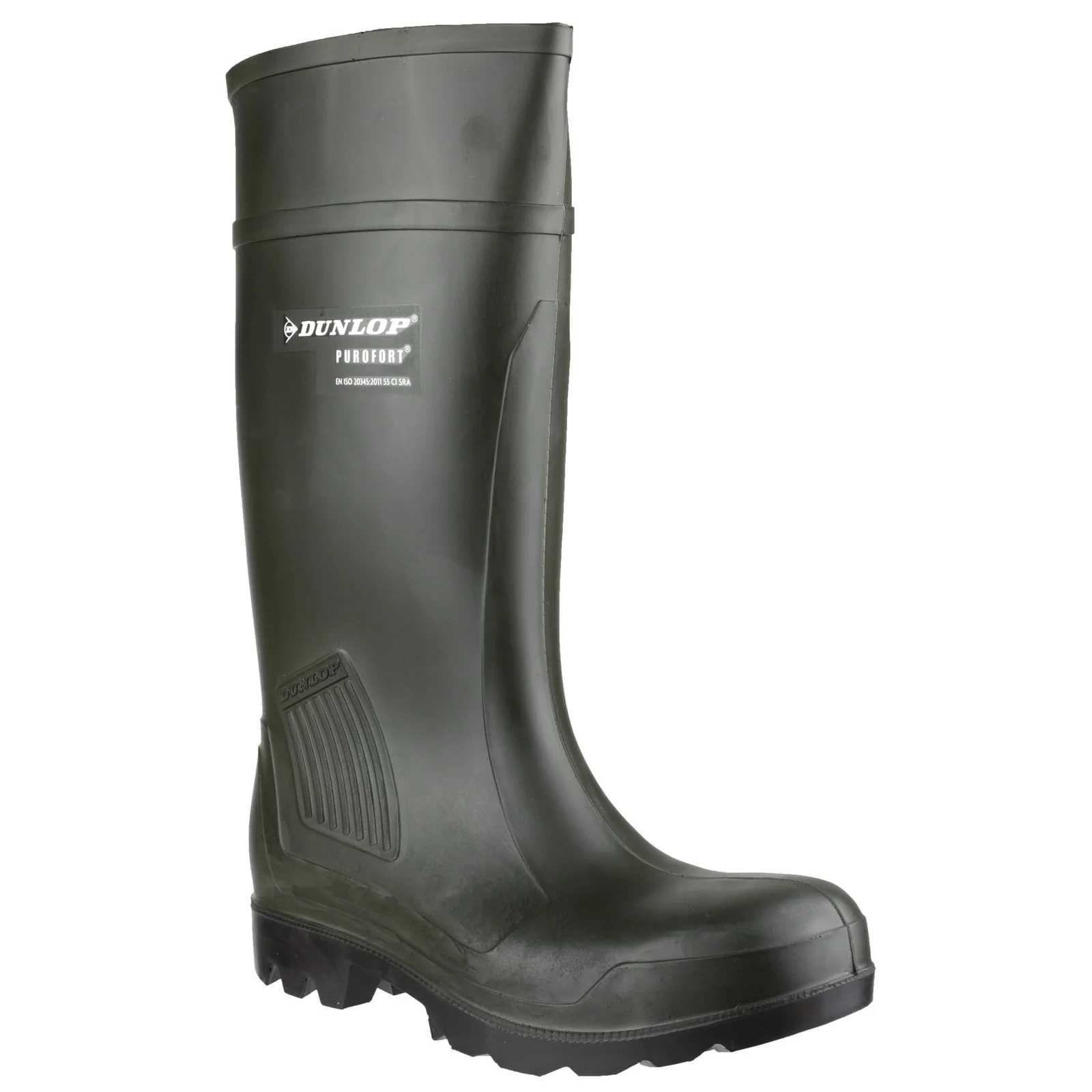 Dunlop Unisex Purofort Professional Full Safety Wellington Green - Image 6