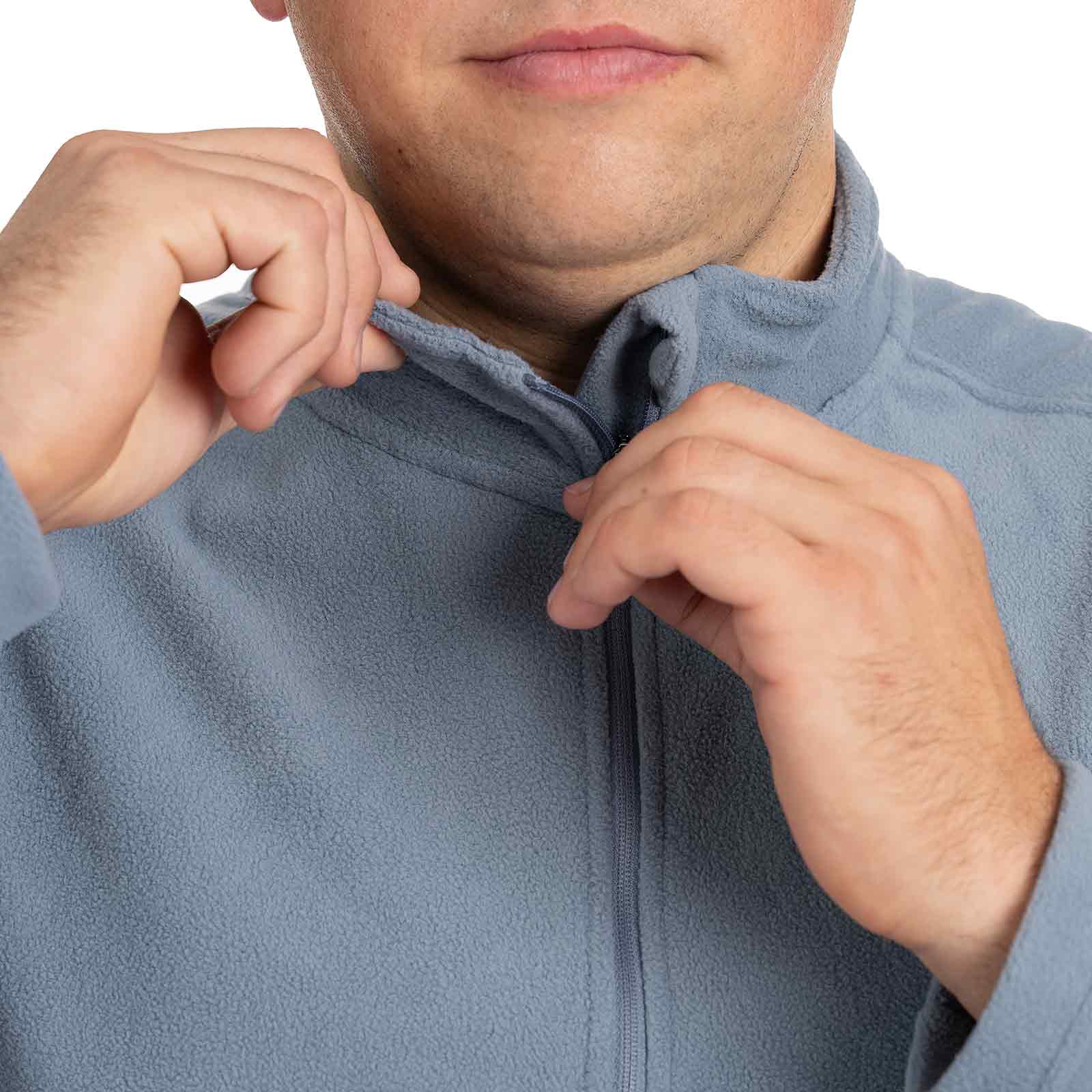 Energetics Amos Mens Mid Fleece Half Zip Sweatshirt - Image 3