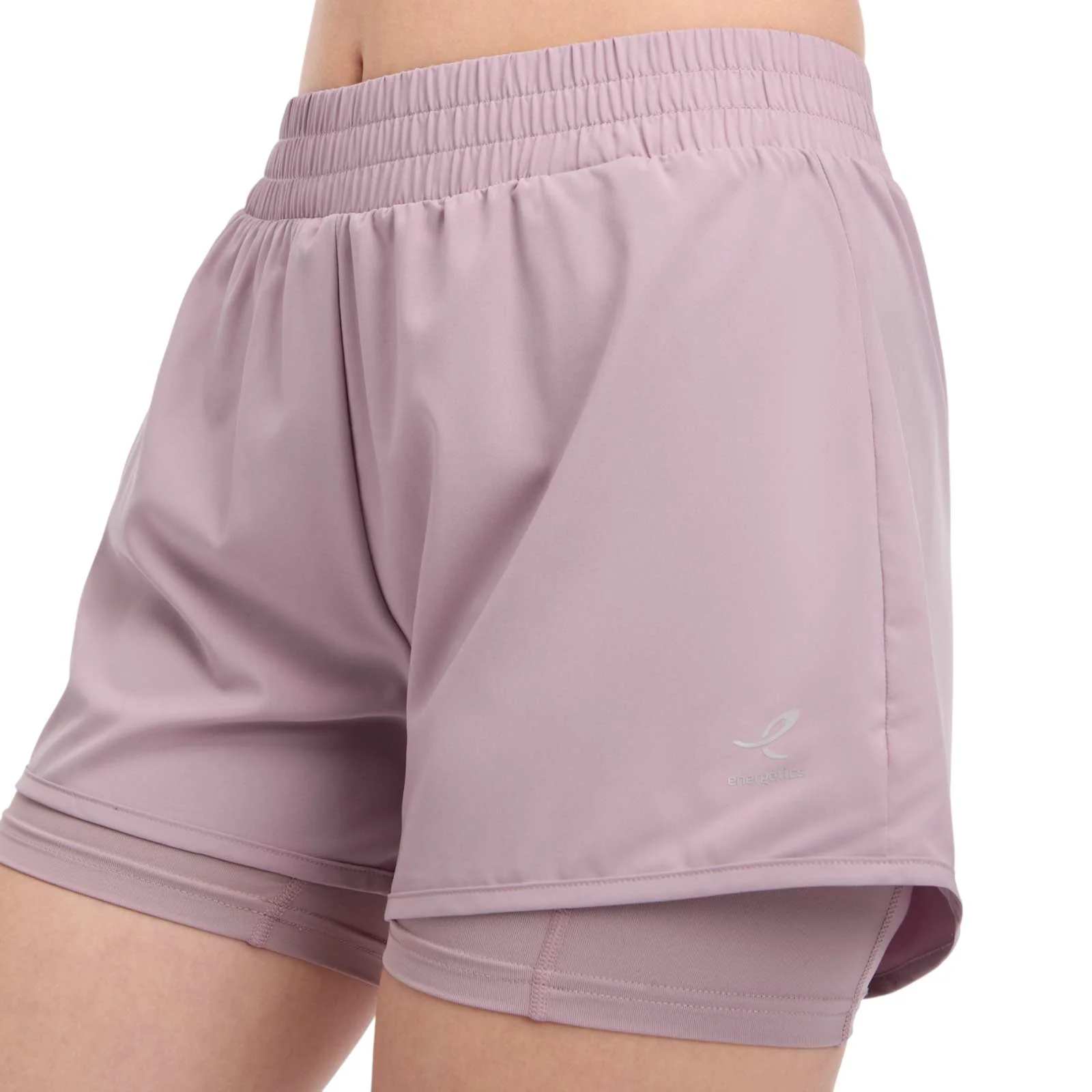 Energetics Bamas IX Womens Shorts 2in1 PUR Shorts - Image 3