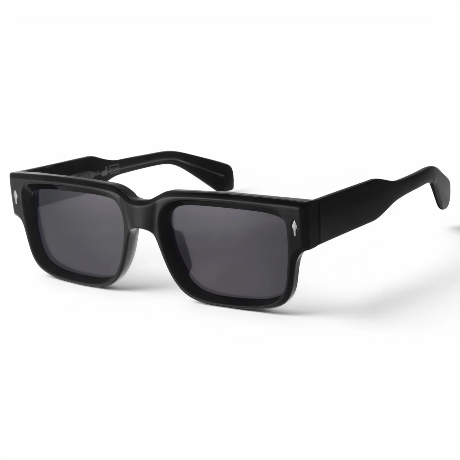 Euro Optics CP Frame Silver Deco Black Polarised Sunglasses