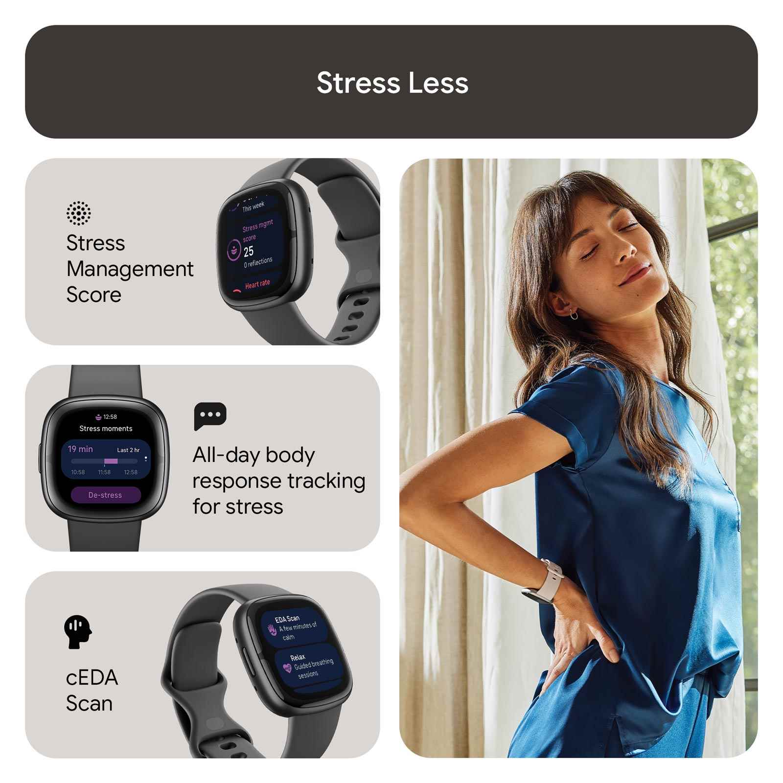 Fitbit Sense 2 Smartwatch - Image 4