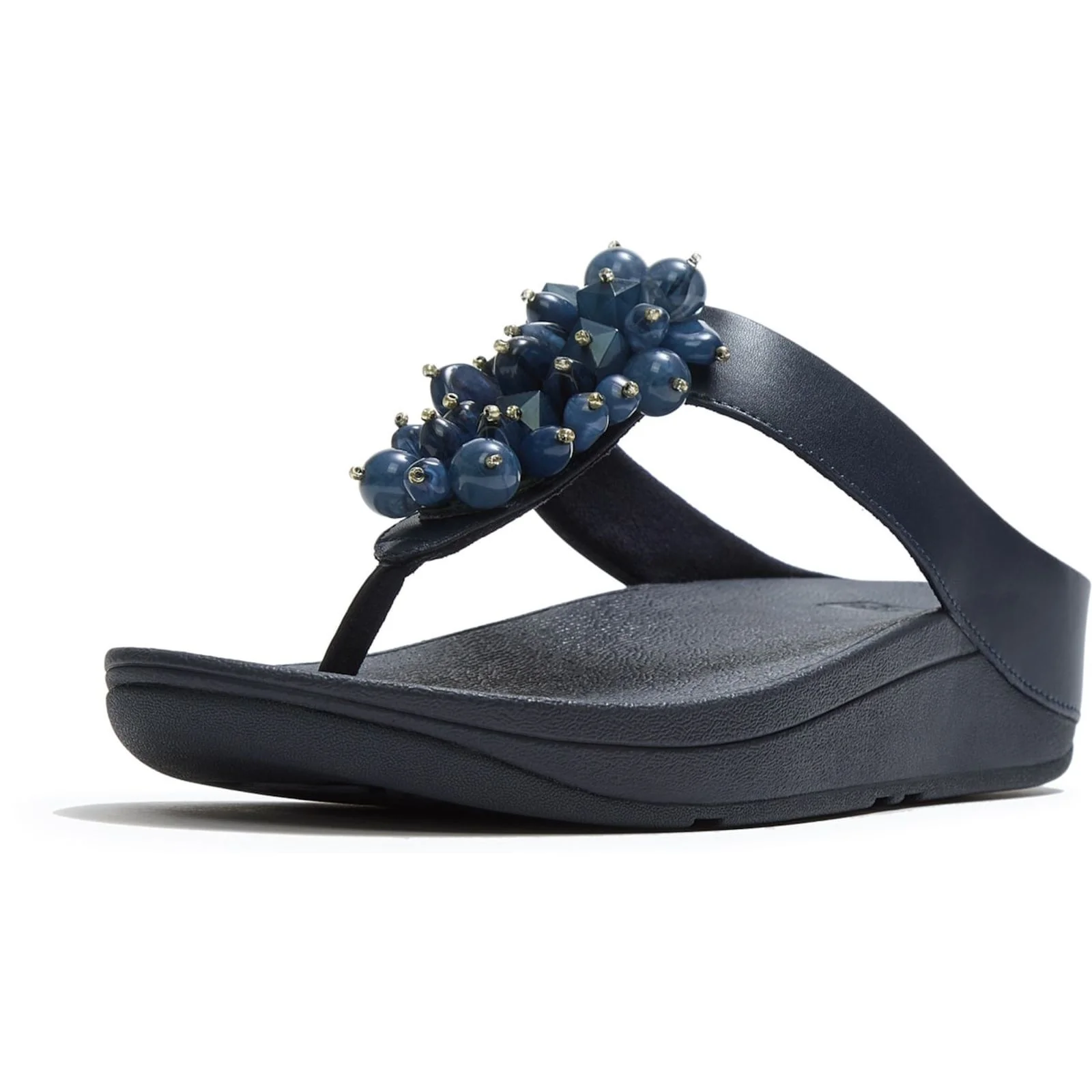 Fitflop Womens Fino Toe-Post Sandals Midnight Navy - Image 5