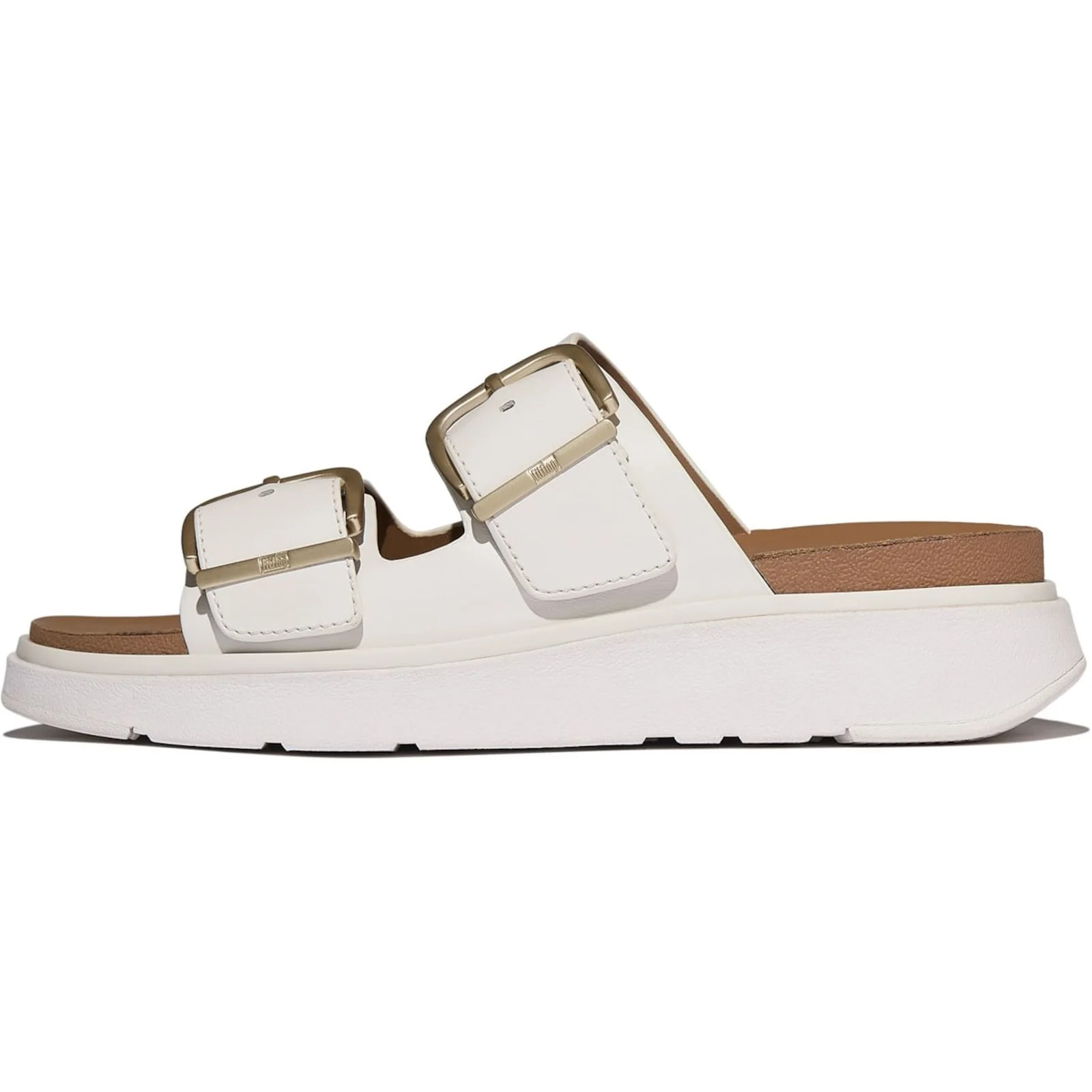 Fitflop Womens Gen-FF Two-Bar Slides Urban White - Image 2