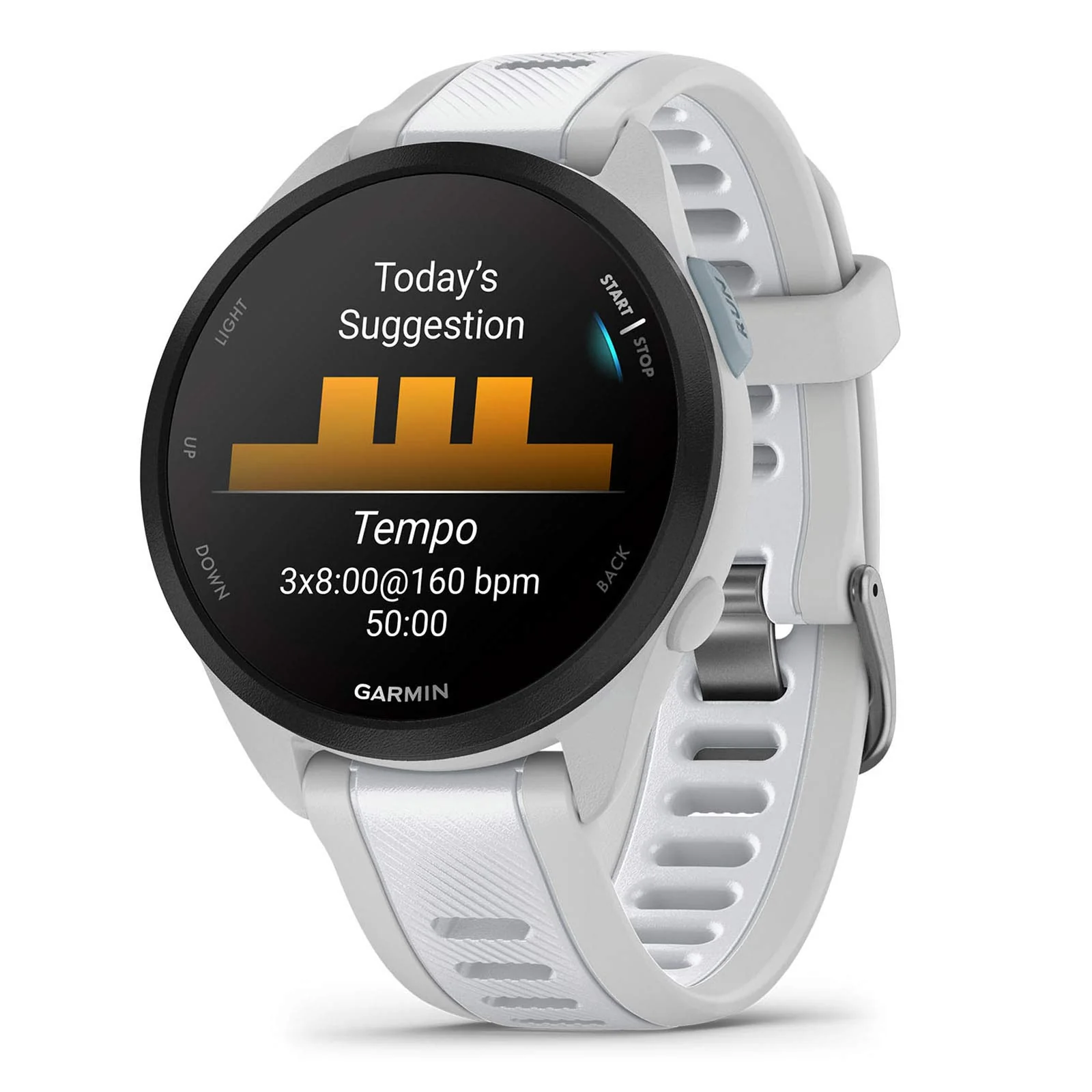Garmin Forerunner® 165 Smartwatch - White - Image 7