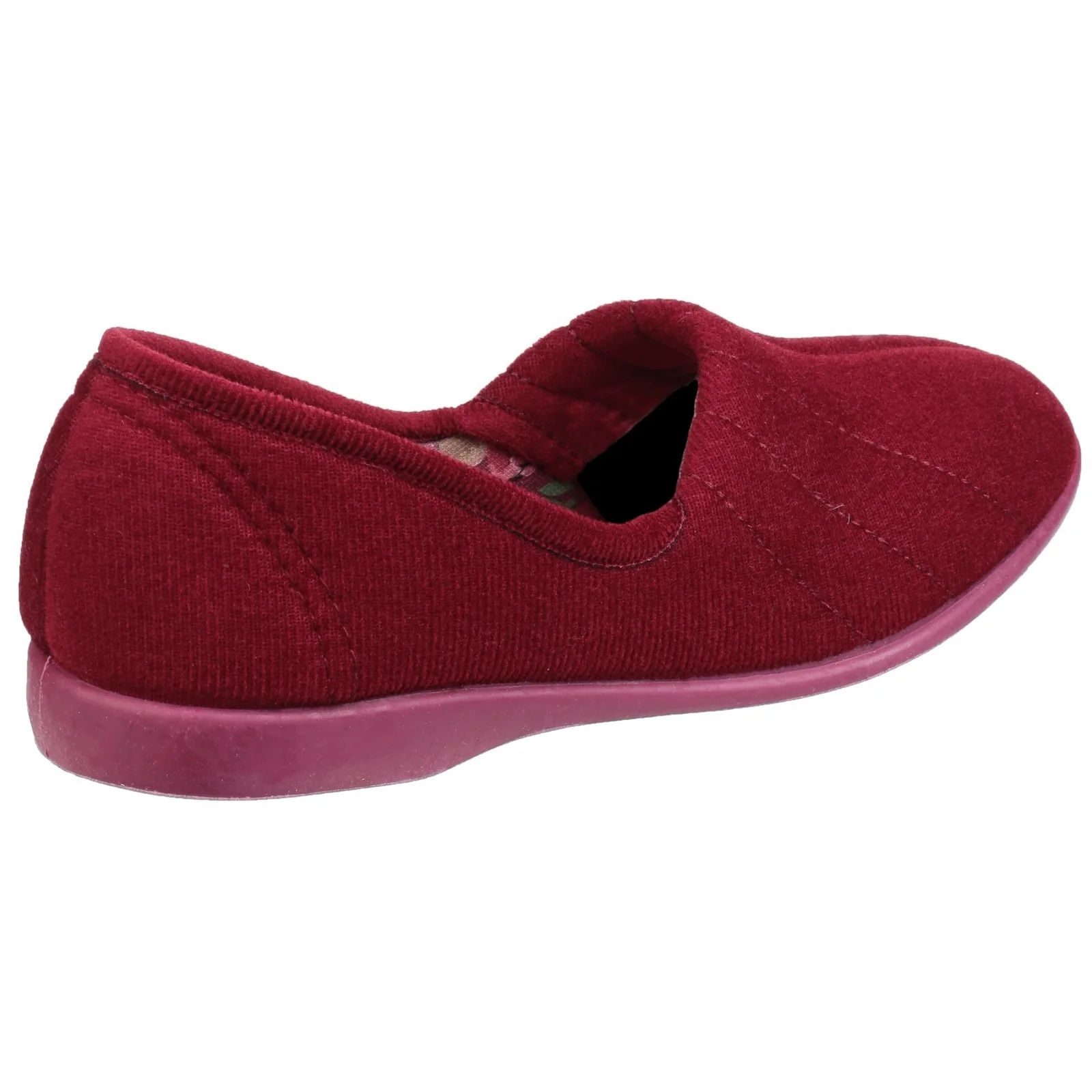 GBS Womens Audrey Ladies Slipper Red - Image 3