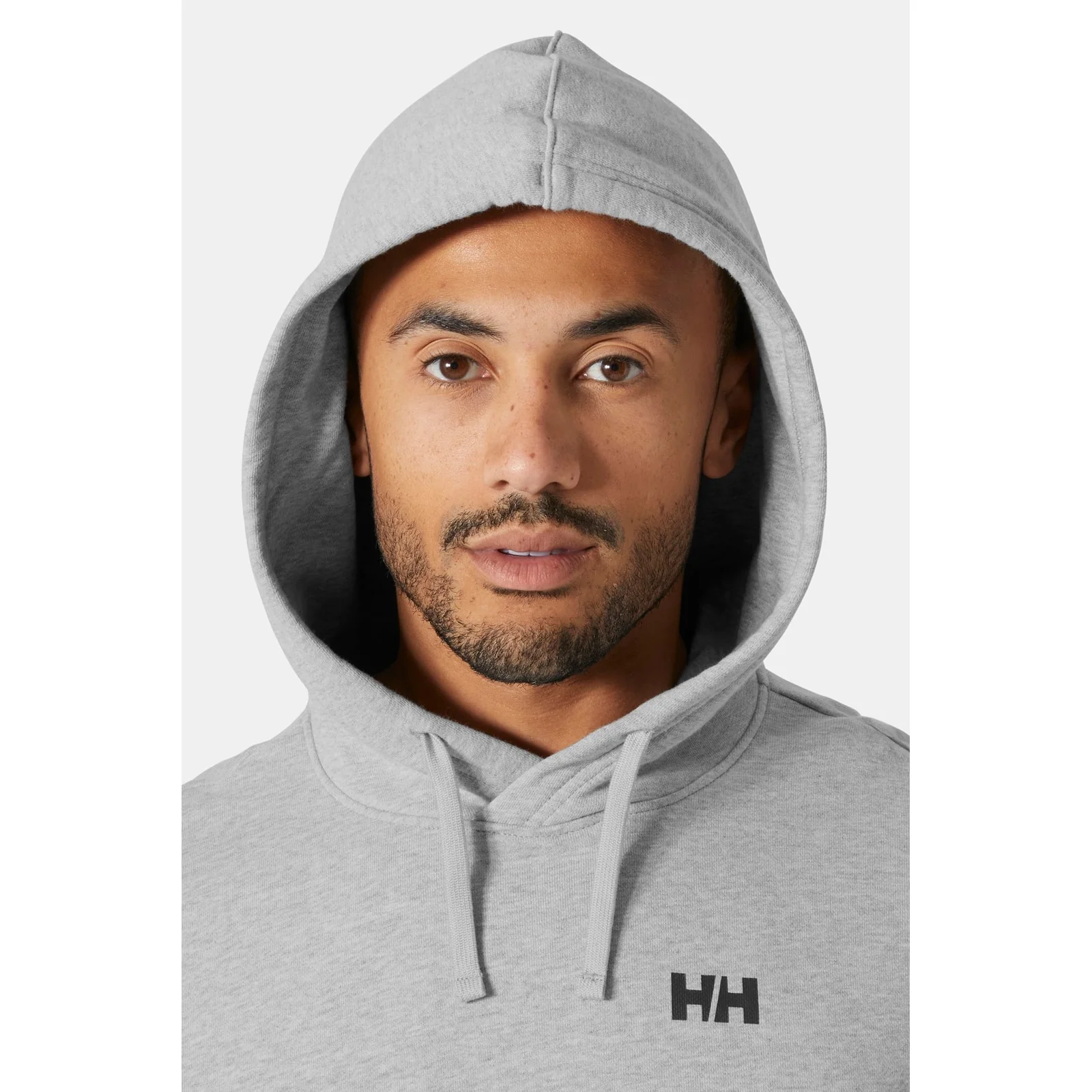 Helly Hansen Sport Mens Core Graphic Hoodie Grey Melange - Image 5