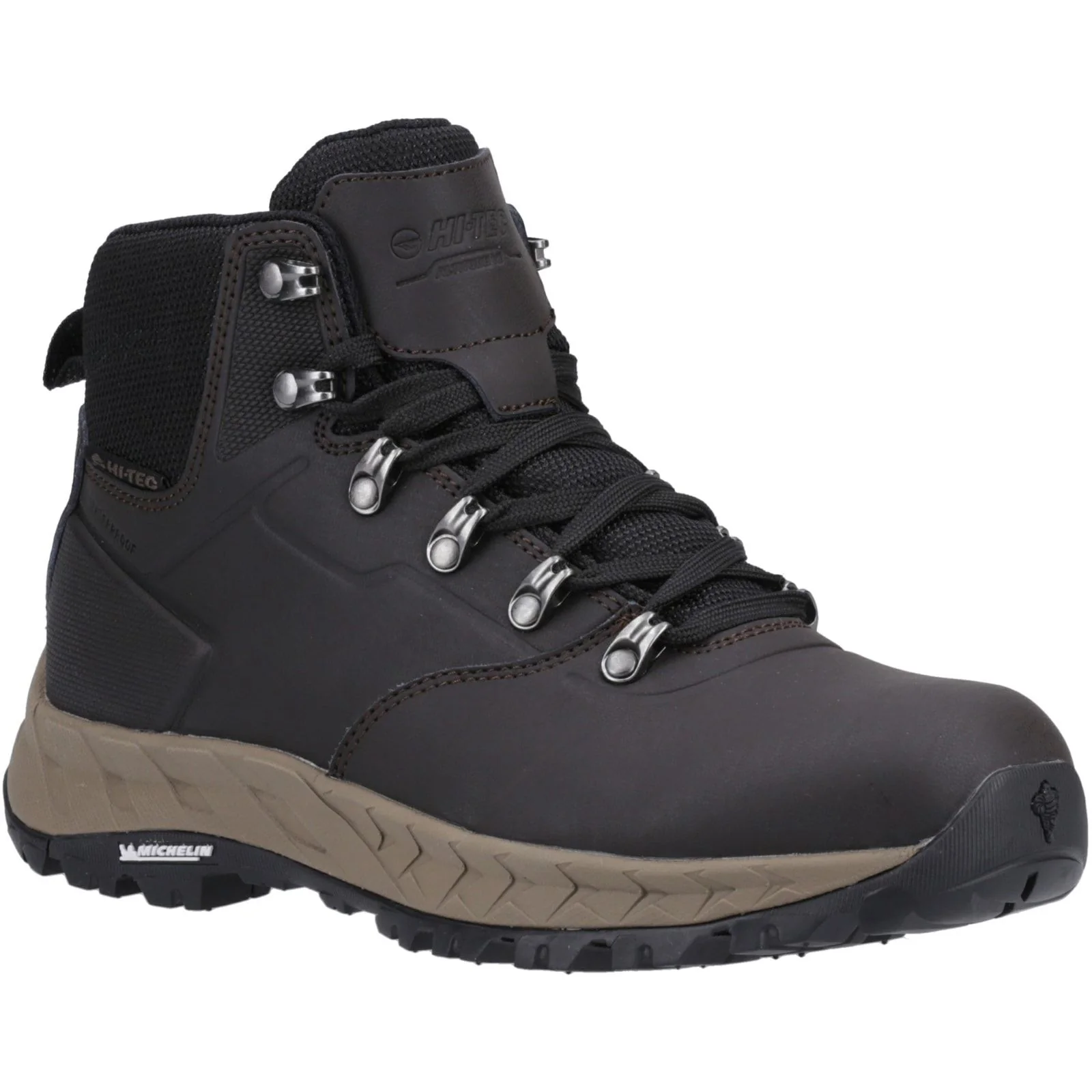 Hi-Tec Mens Altitude VII WP Hiking Boots Chocolate - Image 6