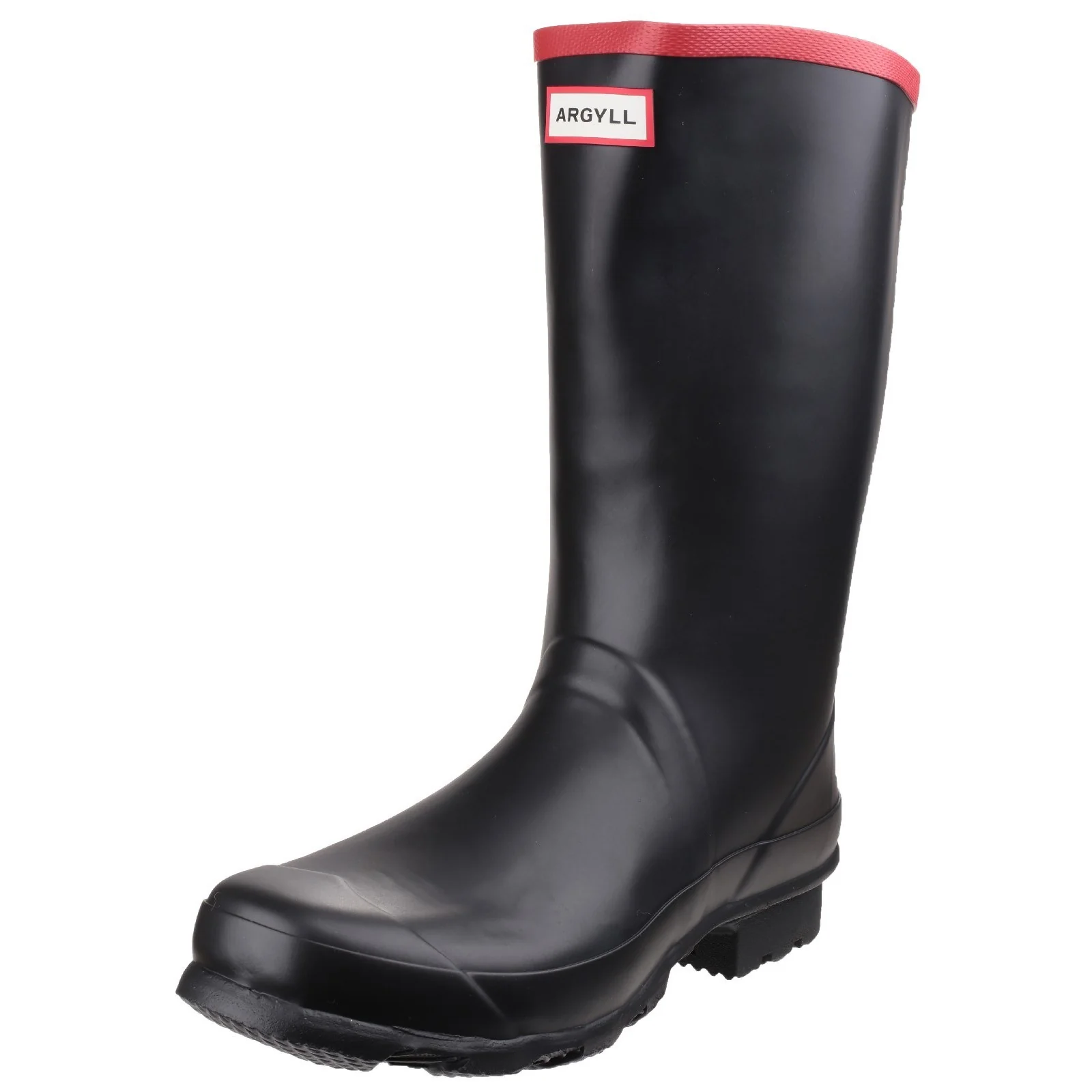Hunter Unisex Argyll Short Knee Wellington Black - Image 2