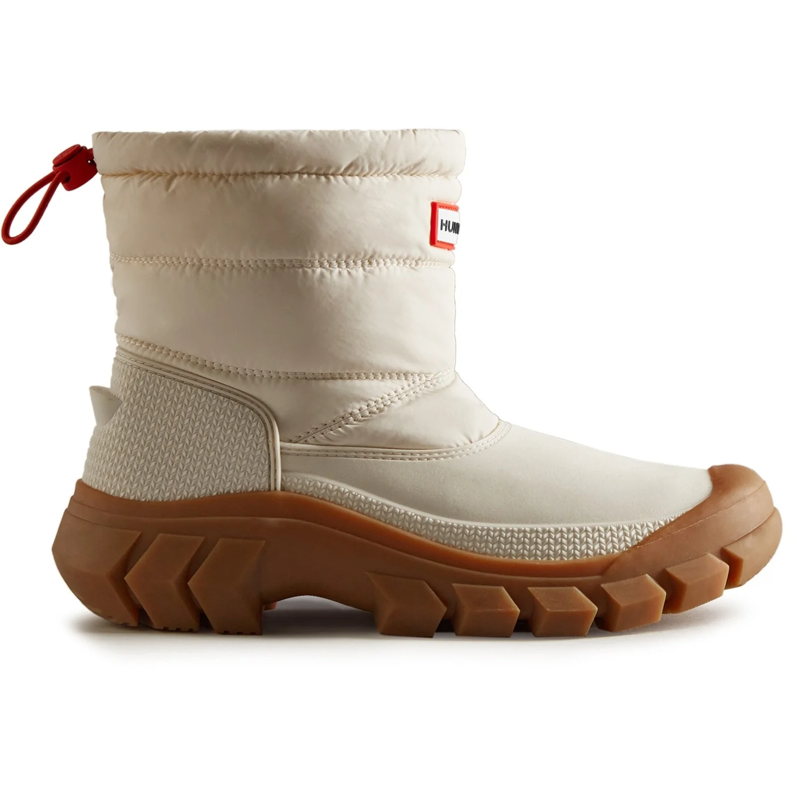 Hunter Womens Intrepid Short Snow Boot White