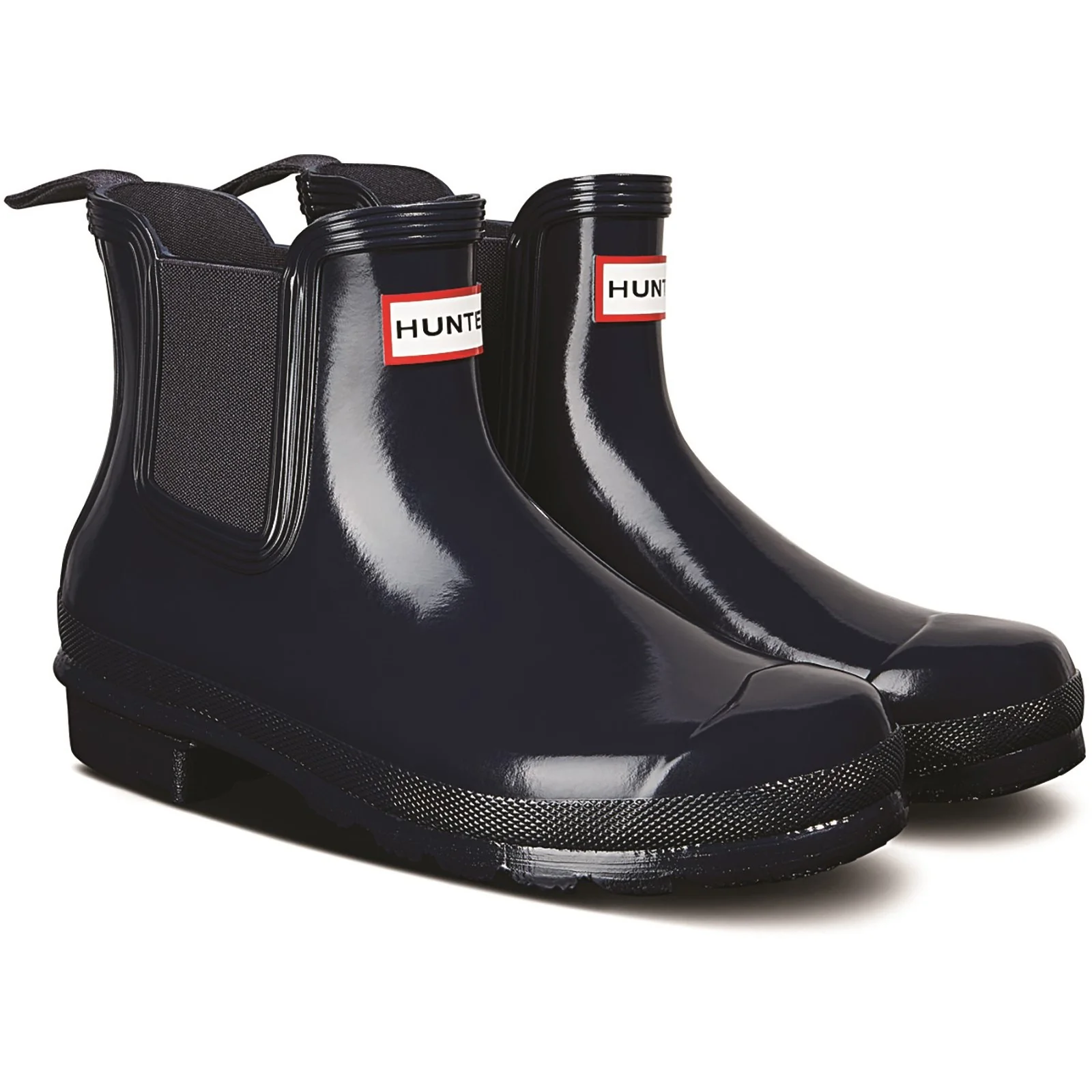 Hunter Womens Womens Original Chelsea Gloss Boot Navy - Image 3