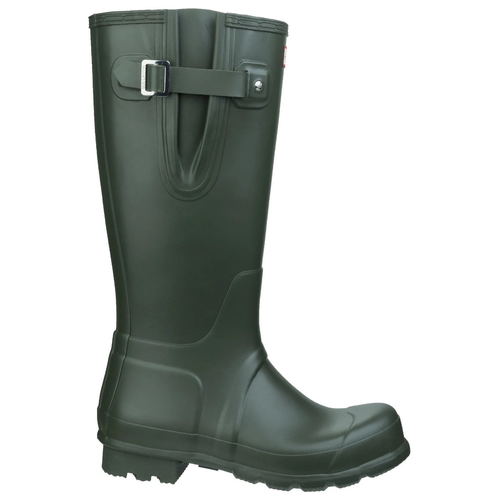 Hunter Mens Original Side Adjustable Wellington Boots Dark Olive