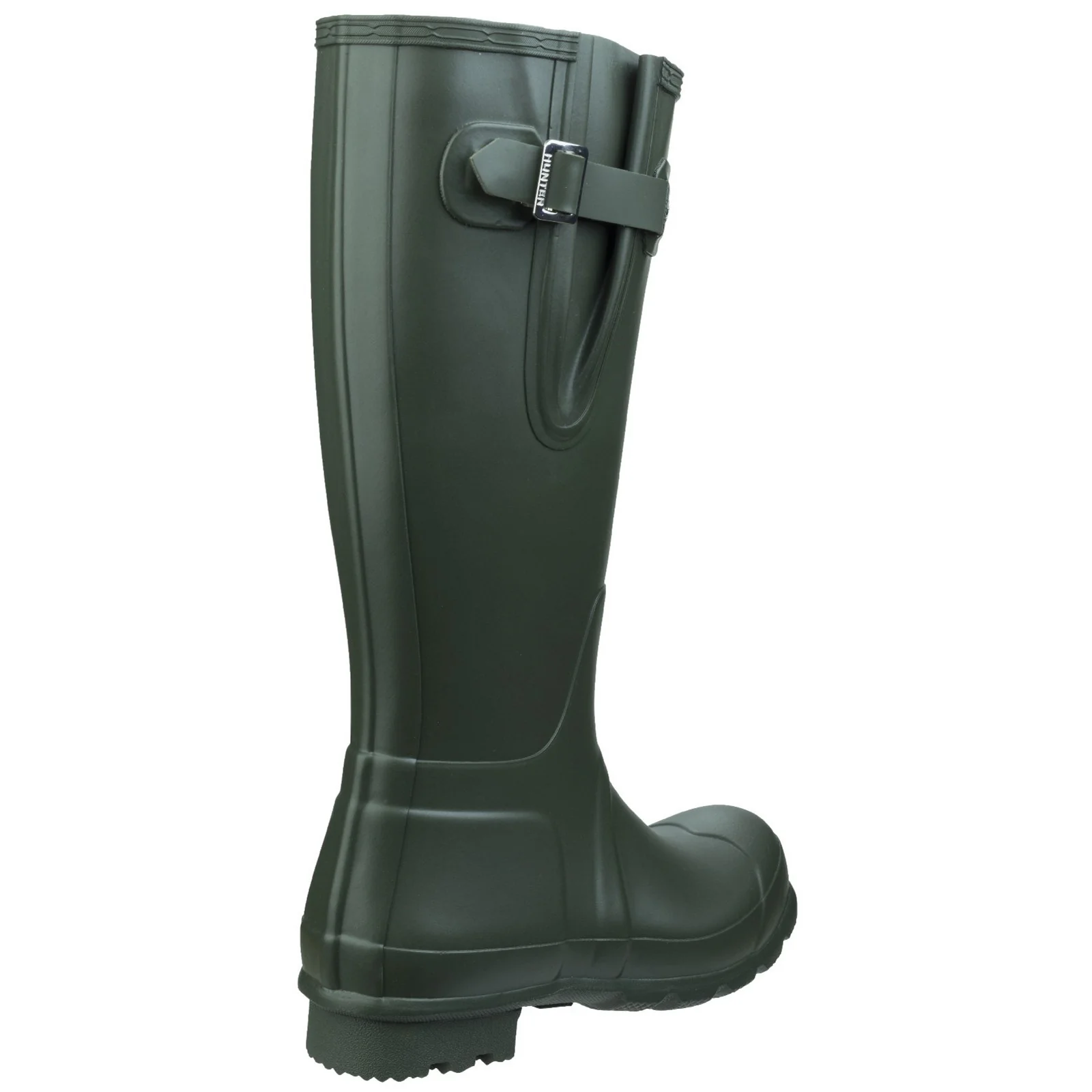 Hunter Mens Original Side Adjustable Wellington Boots Dark Olive - Image 3