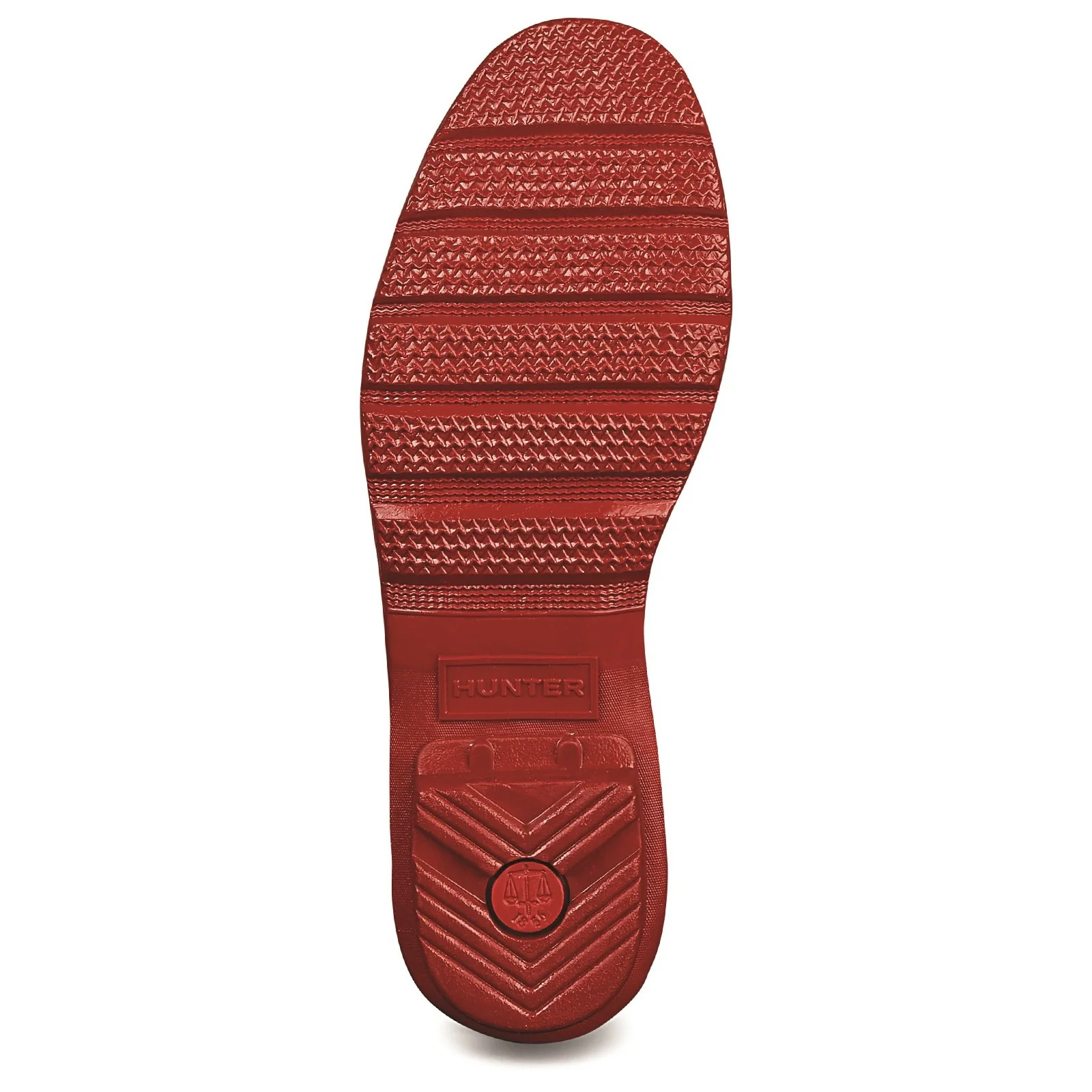 Hunter Womens Original Tall Gloss Wellington Boots Military Red - Image 3