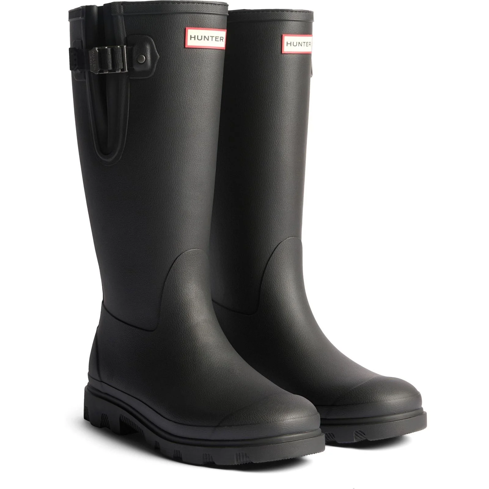 Hunter Womens Field Downpour Boot Black - Image 4