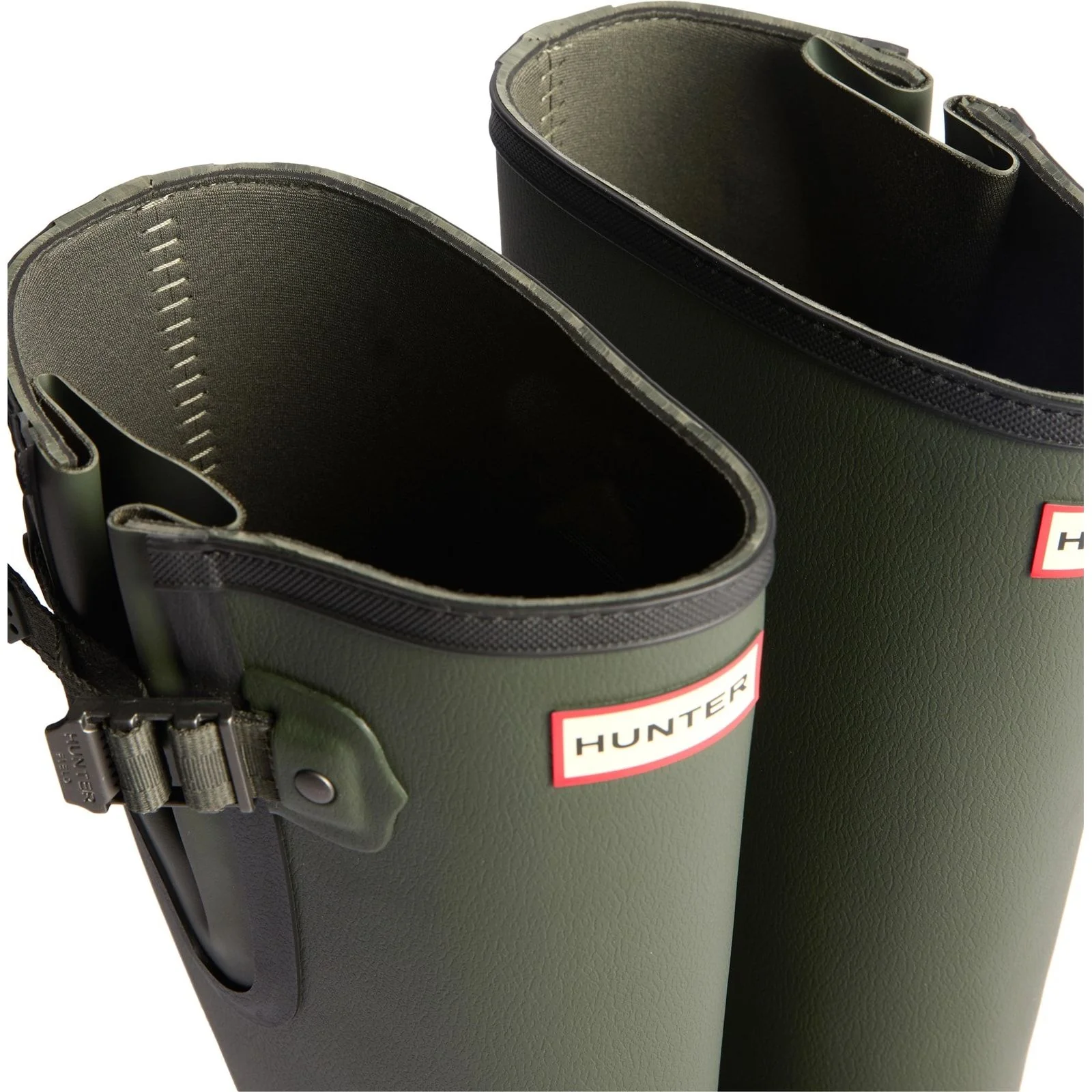 Hunter Womens Field Downpour Boot Dark Olive/Black - Image 5