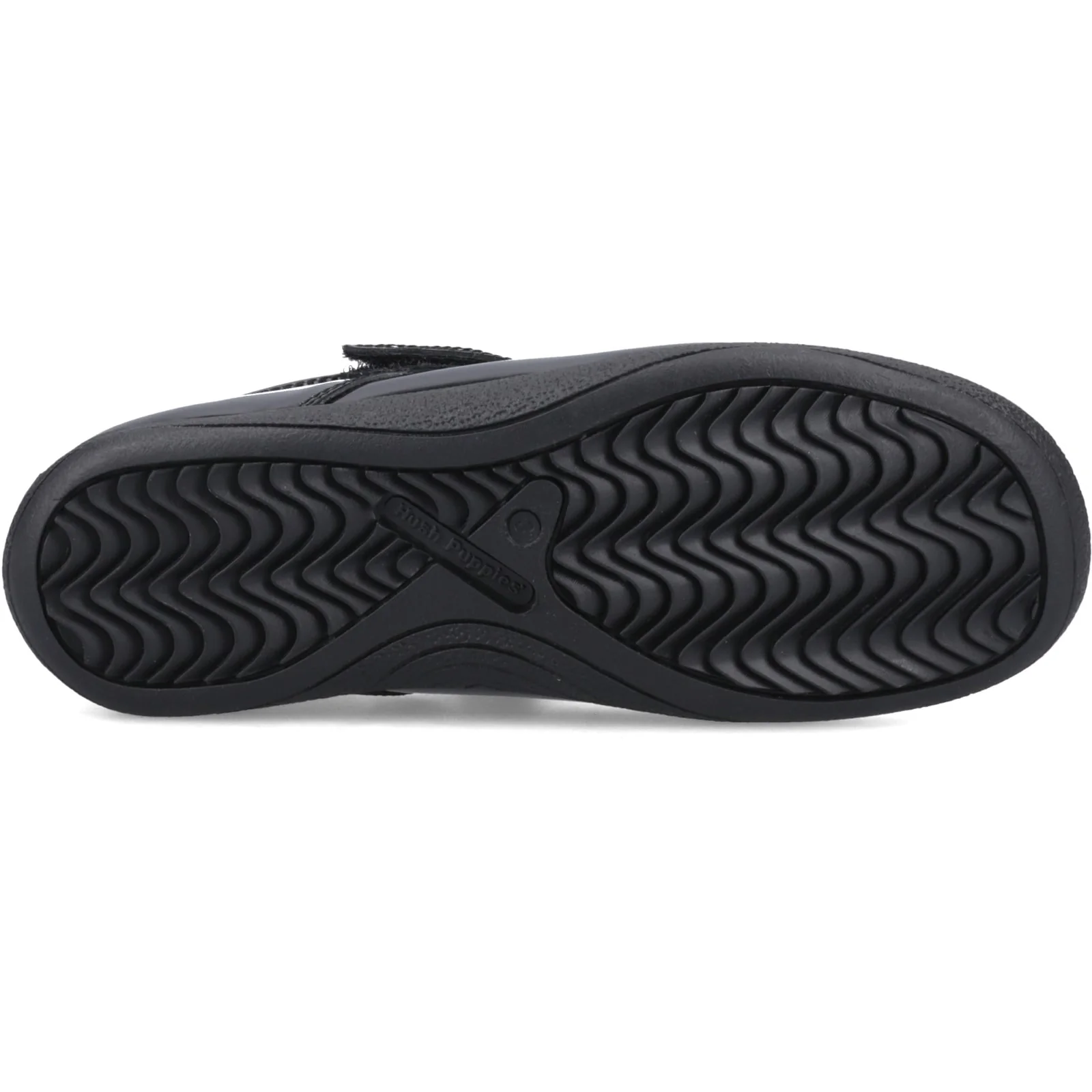Hush Puppies Girls Caitlin T-Bar Patent Snr Black - Image 3