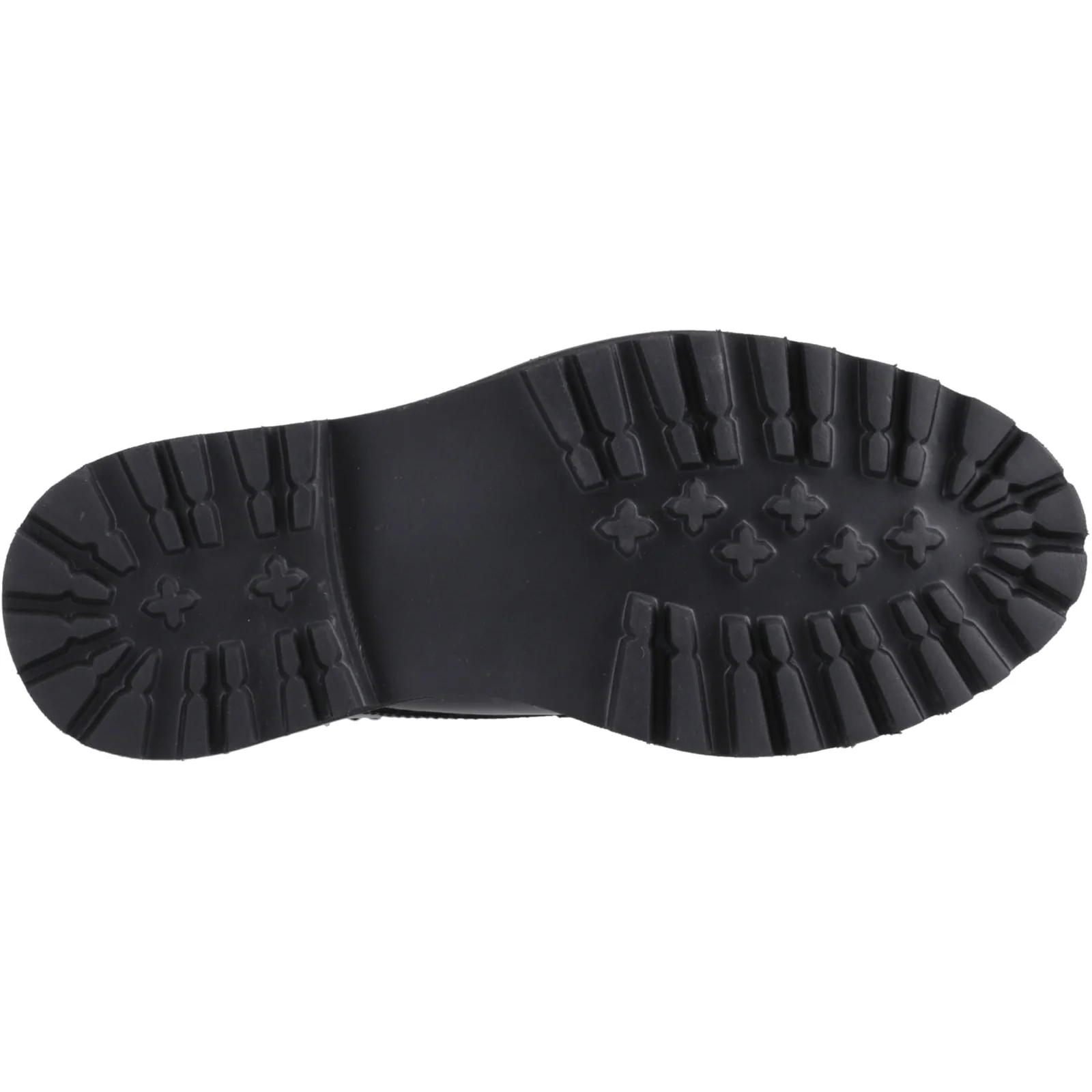 Hush Puppies Girls Gabi Lace Up Patent Snr Black - Image 3