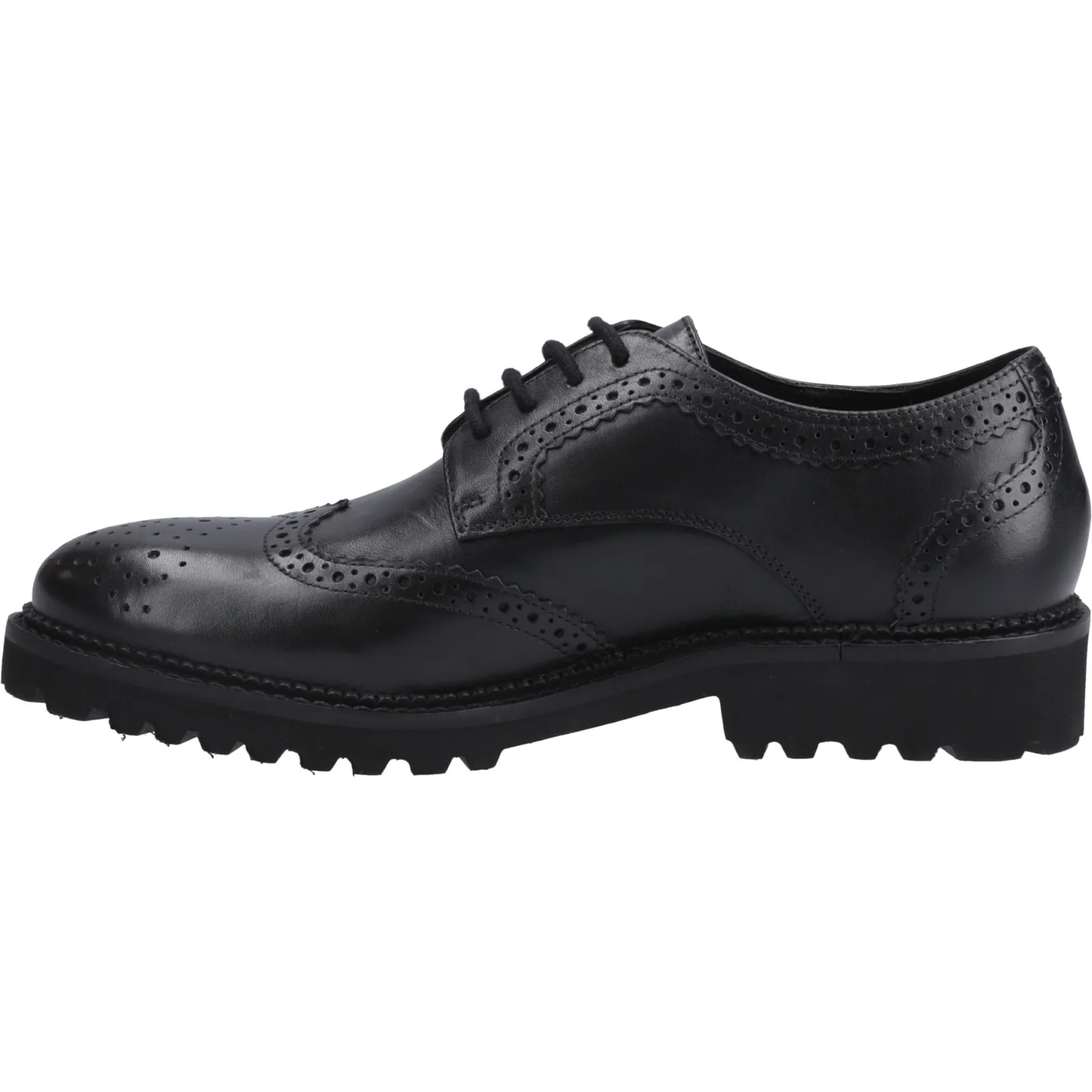 Hush Puppies Girls Gabi Lace Up Snr Black - Image 2