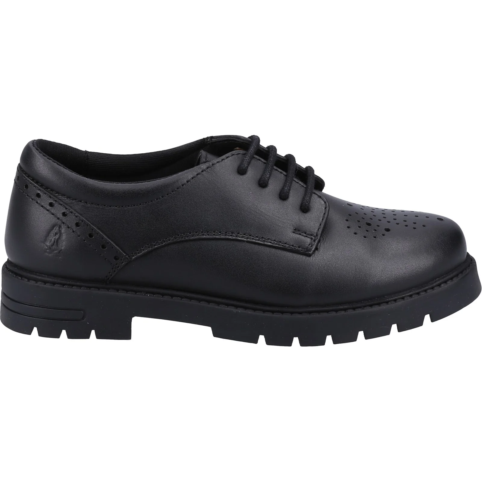Hush Puppies Girls Jayne Lace Up SNR Shoe Black
