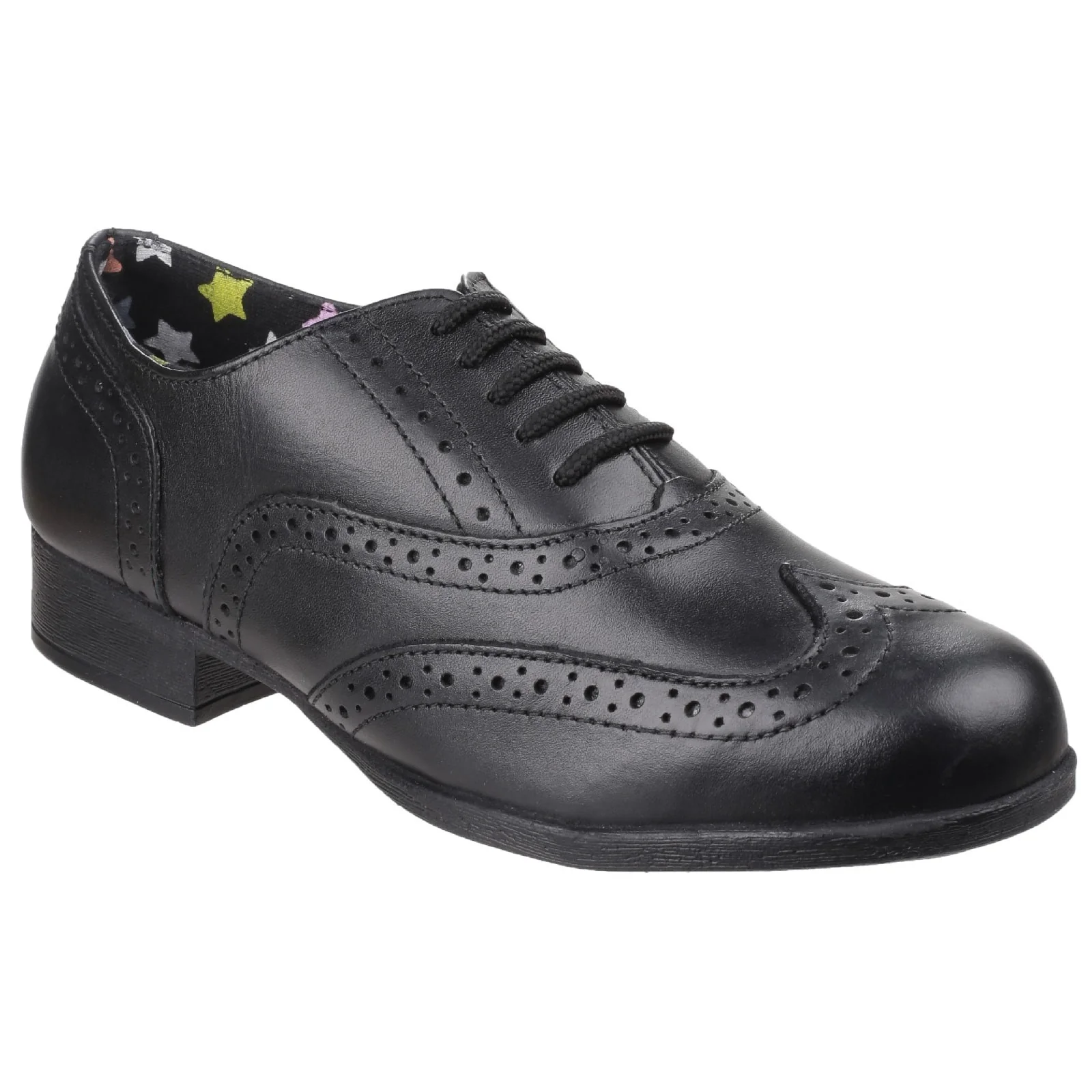 Hush Puppies Girls Kada Junior School Shoe Black - Image 5