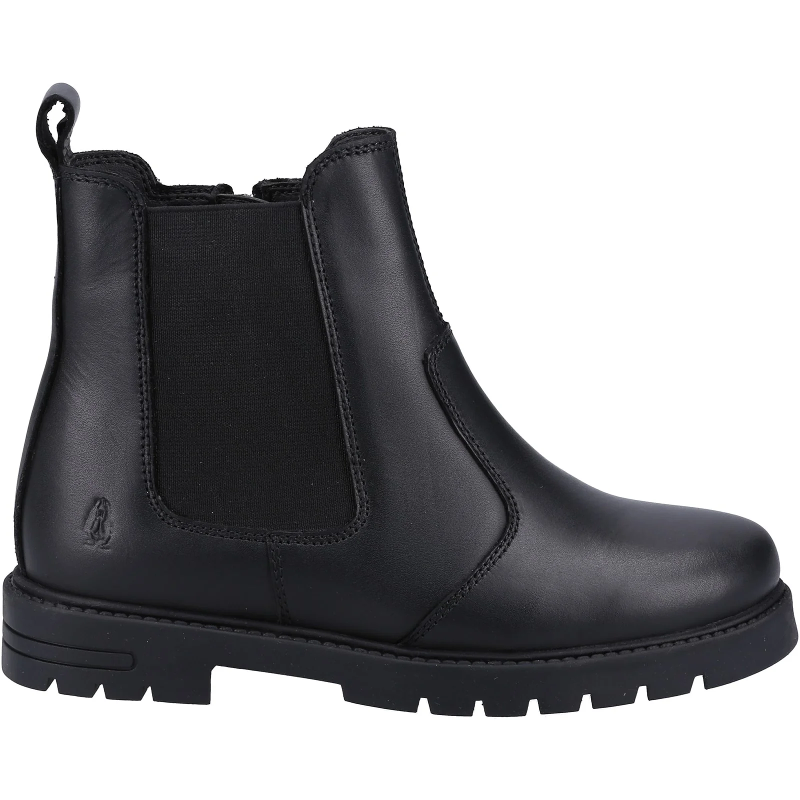 Hush Puppies Girls Laura SNR Chelsea Black