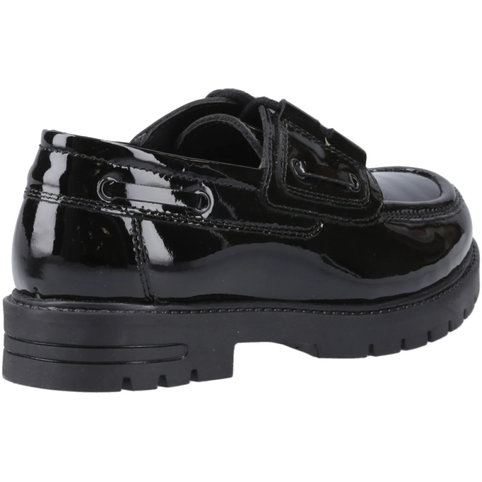 Hush Puppies Girls Lucy Patent Snr Black - Image 4
