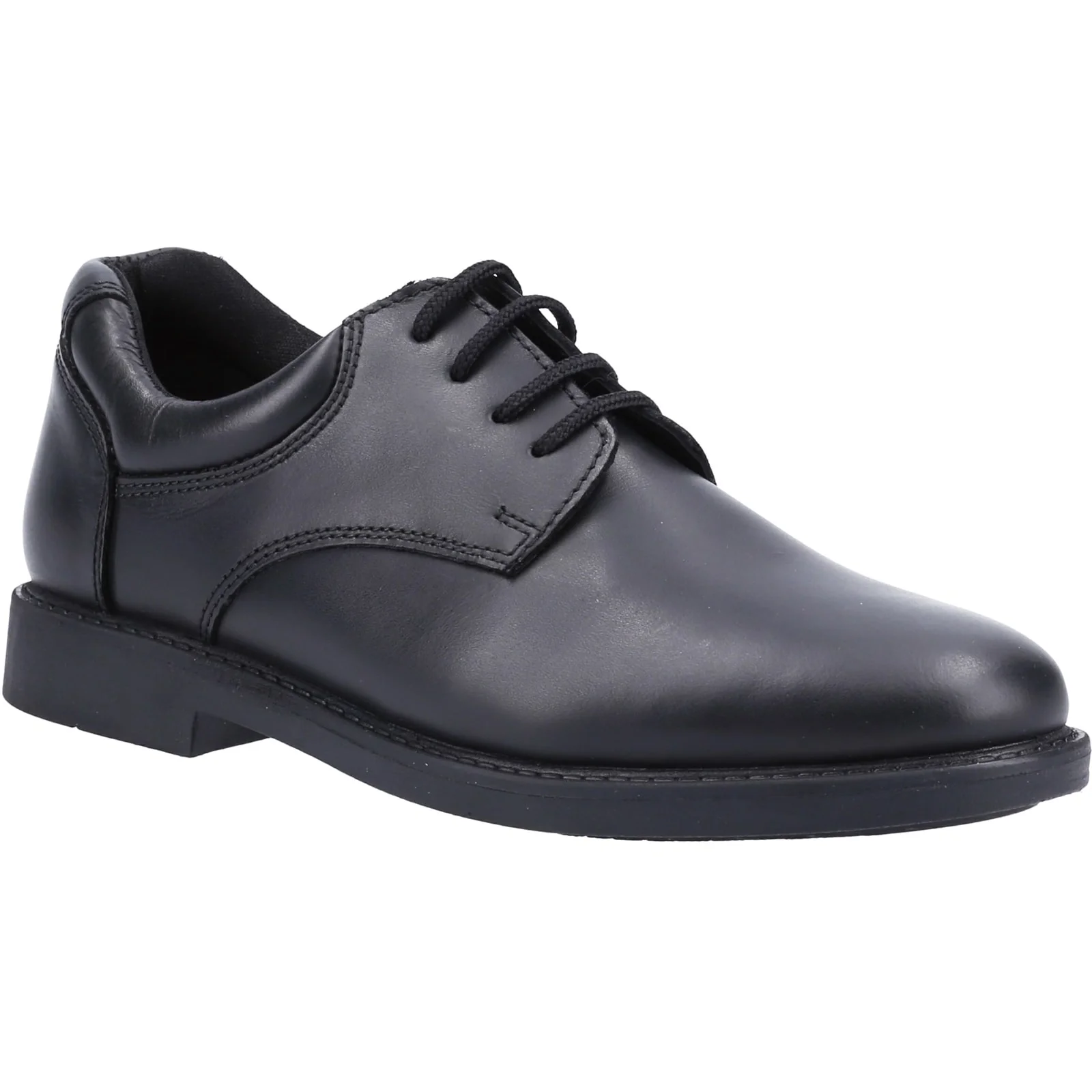 Hush Puppies Junior Boys Tim Junior School Shoe Black - Image 5