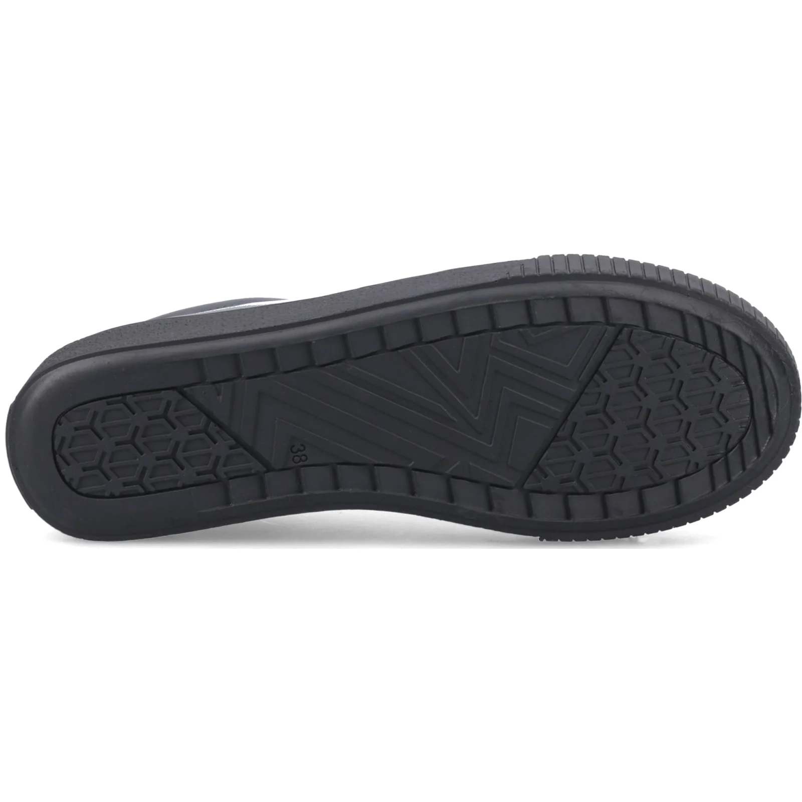 Hush Puppies Junior Girls EVELYN LACE TRAINER JNR Black Patent - Image 3
