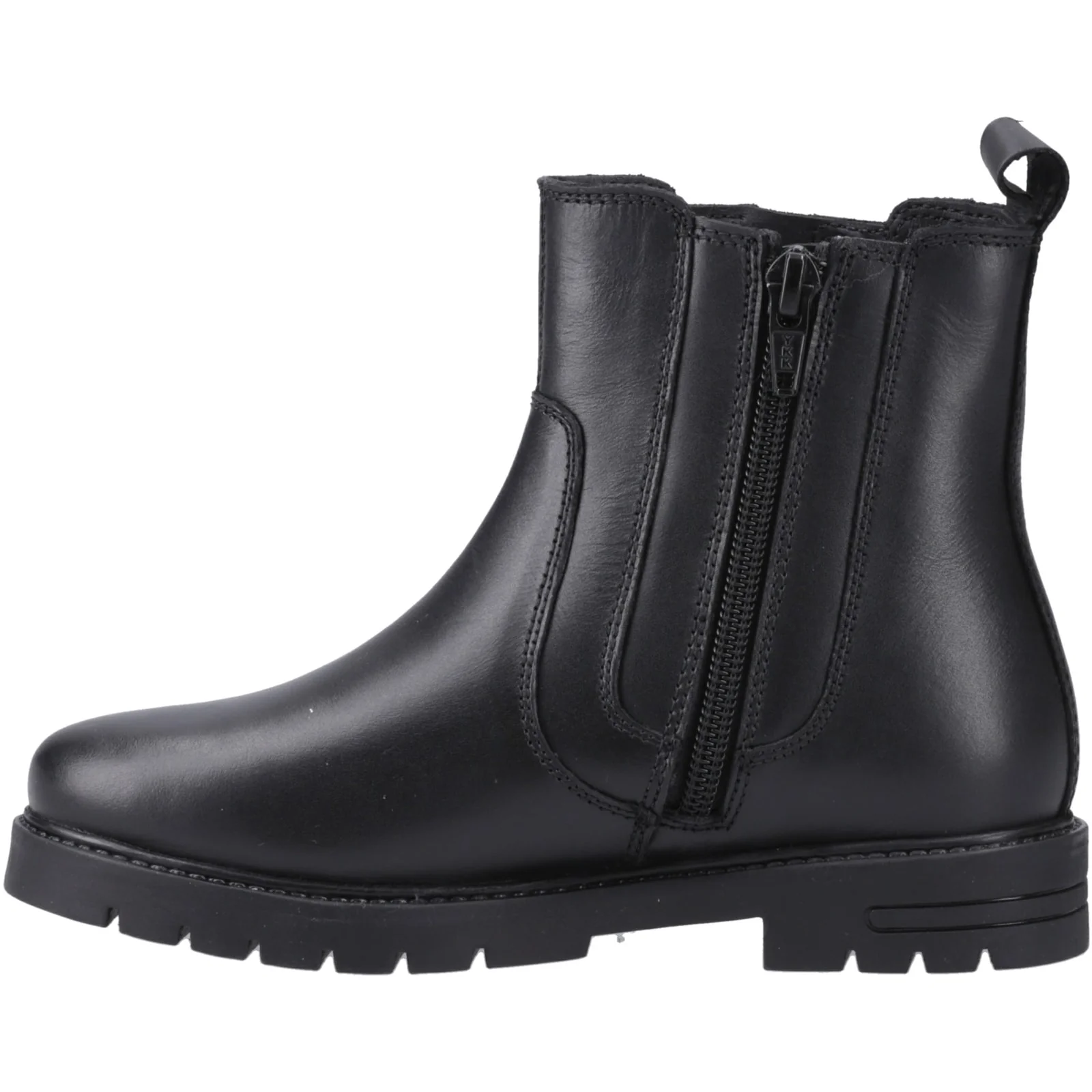 Hush Puppies Junior Girls Liana Zip Boot Jnr Black - Image 2