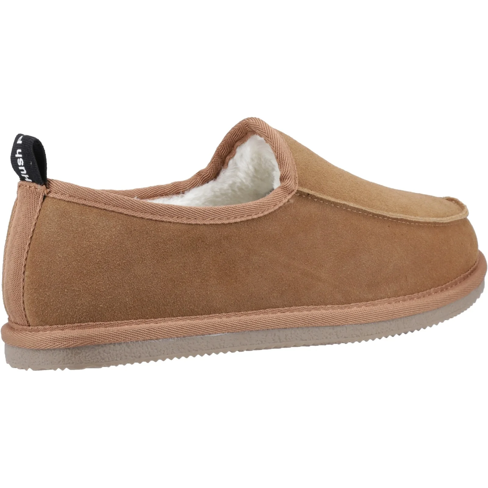 Hush Puppies Mens Charles Slippers Tan - Image 4