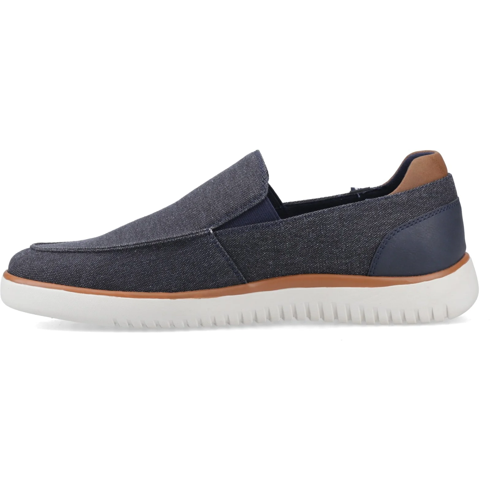 Hush Puppies Mens Damon Slip on Navy - Image 2