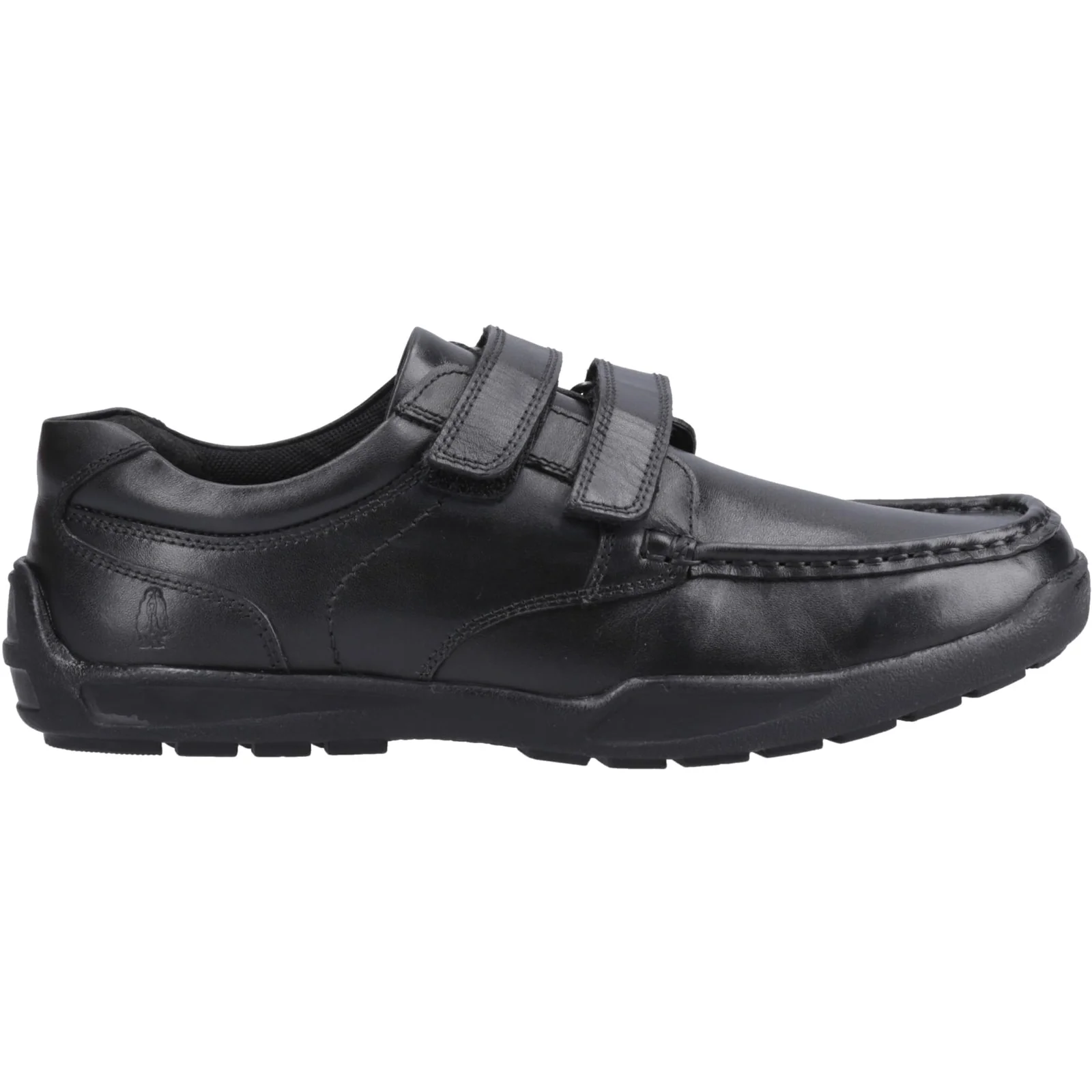 Hush Puppies Mens Maddox Touch Fastening Shoe Black