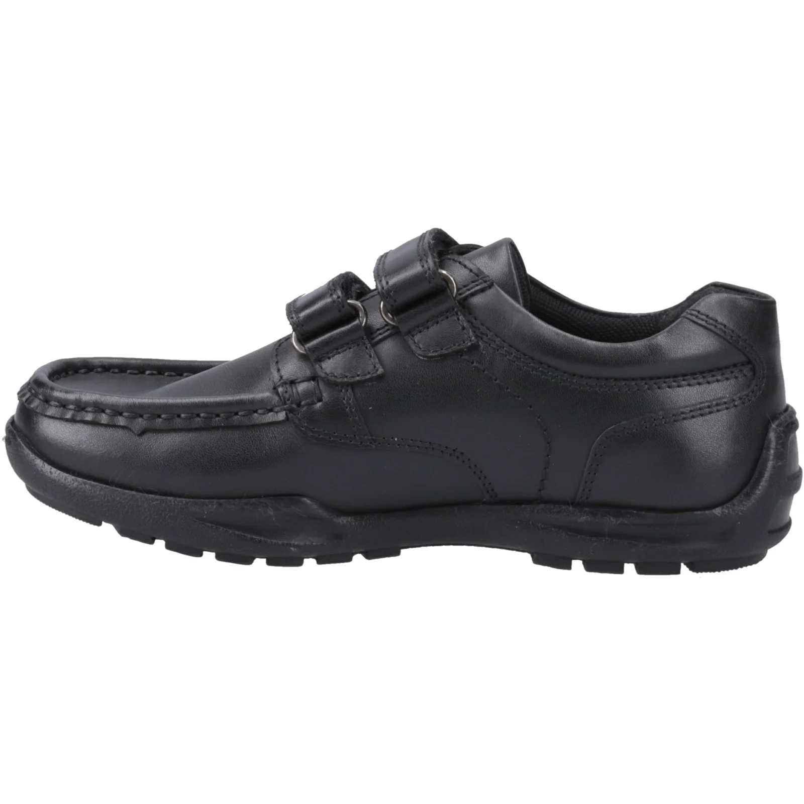 Hush Puppies Mens Maddox Touch Fastening Shoe Black - Image 2