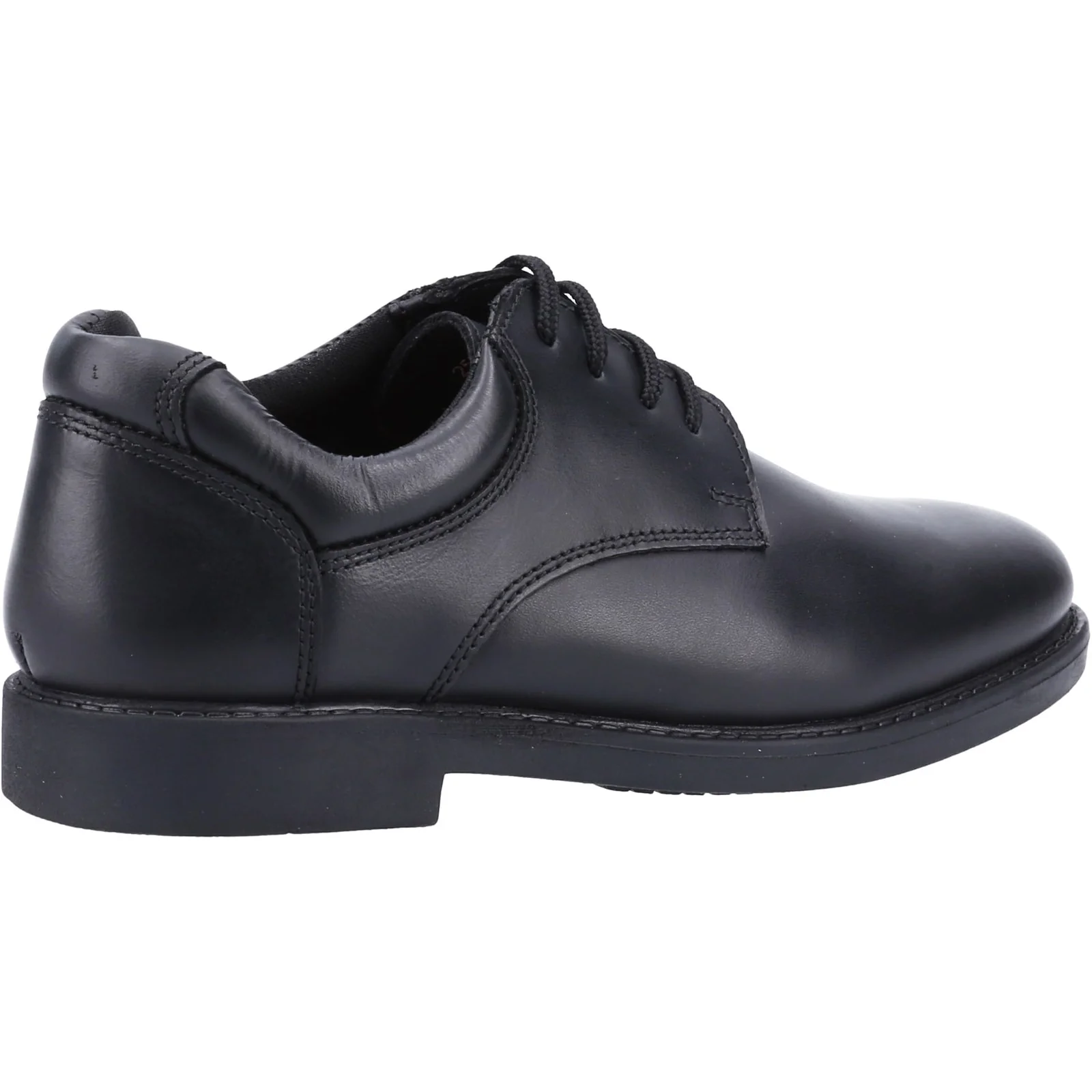 Hush Puppies Mens Tim Senior School Shoe Black - Image 4