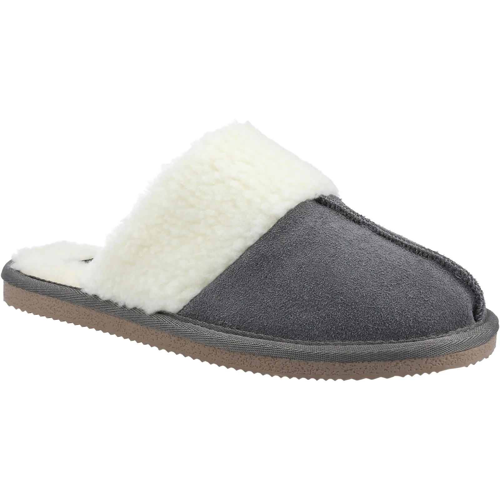 Hush Puppies Womens Arianna Mule Slippers Grey - Image 4
