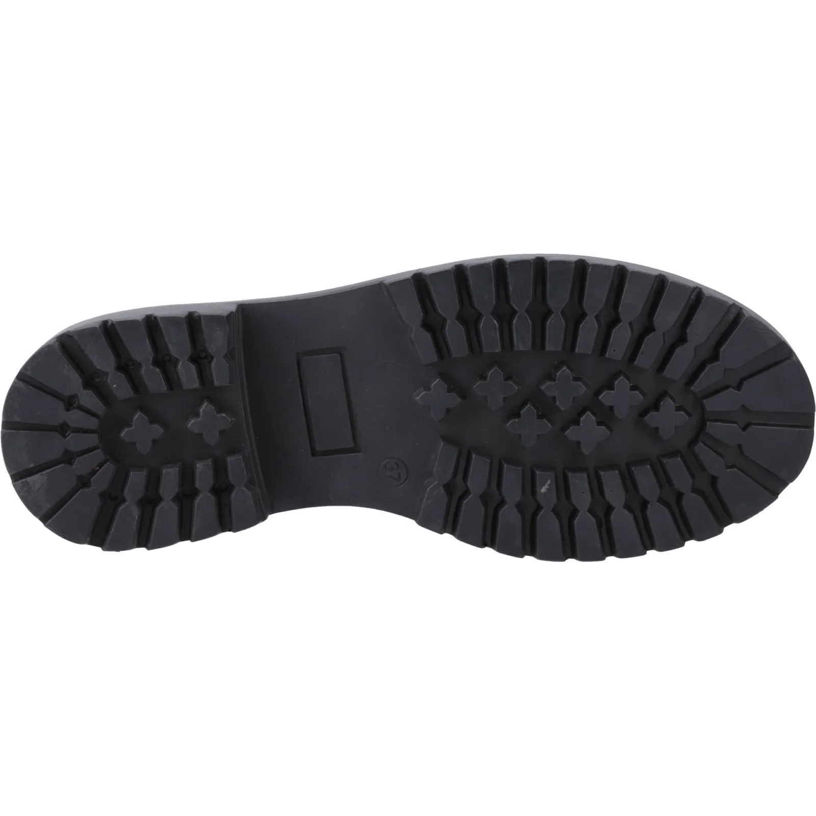 Hush Puppies Womens Aubrey Lace Up Patent Snr Black - Image 3