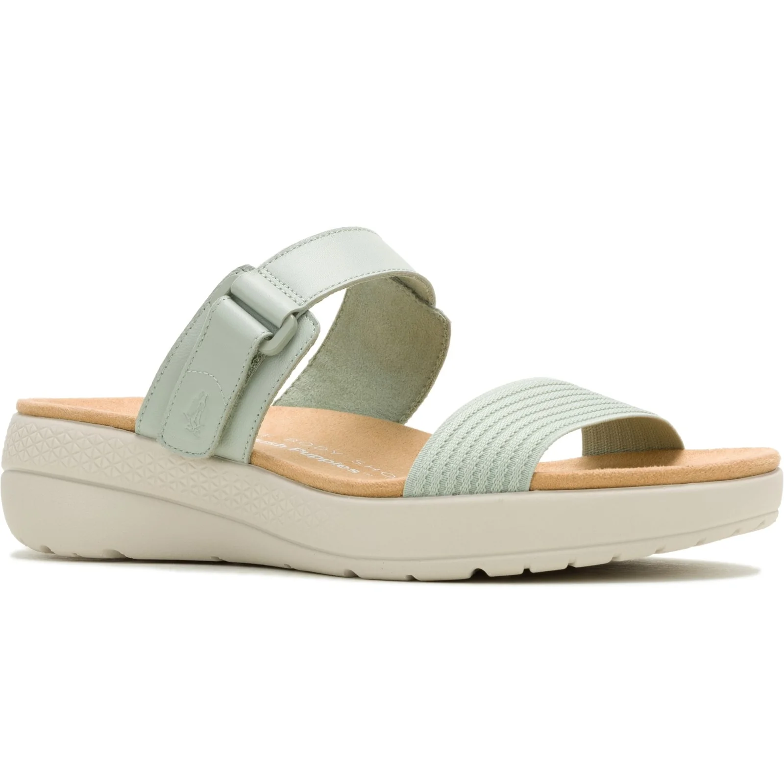 Hush Puppies Womens Breathe Gore Slide Sage - Image 6