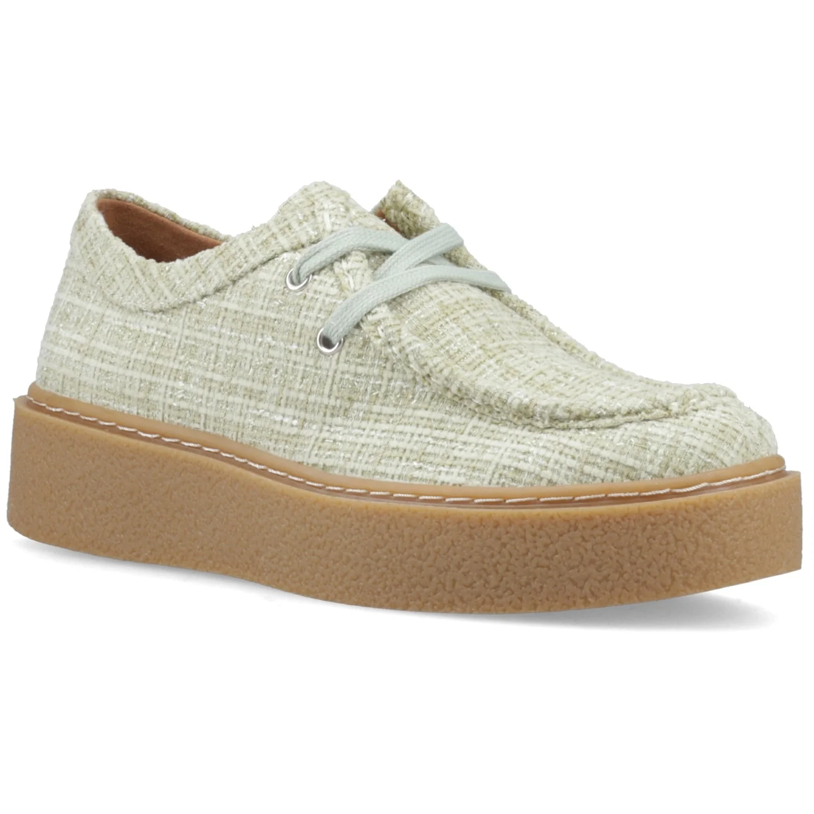 Hush Puppies Womens Bridie Textile Mocc Toe Mint - Image 5