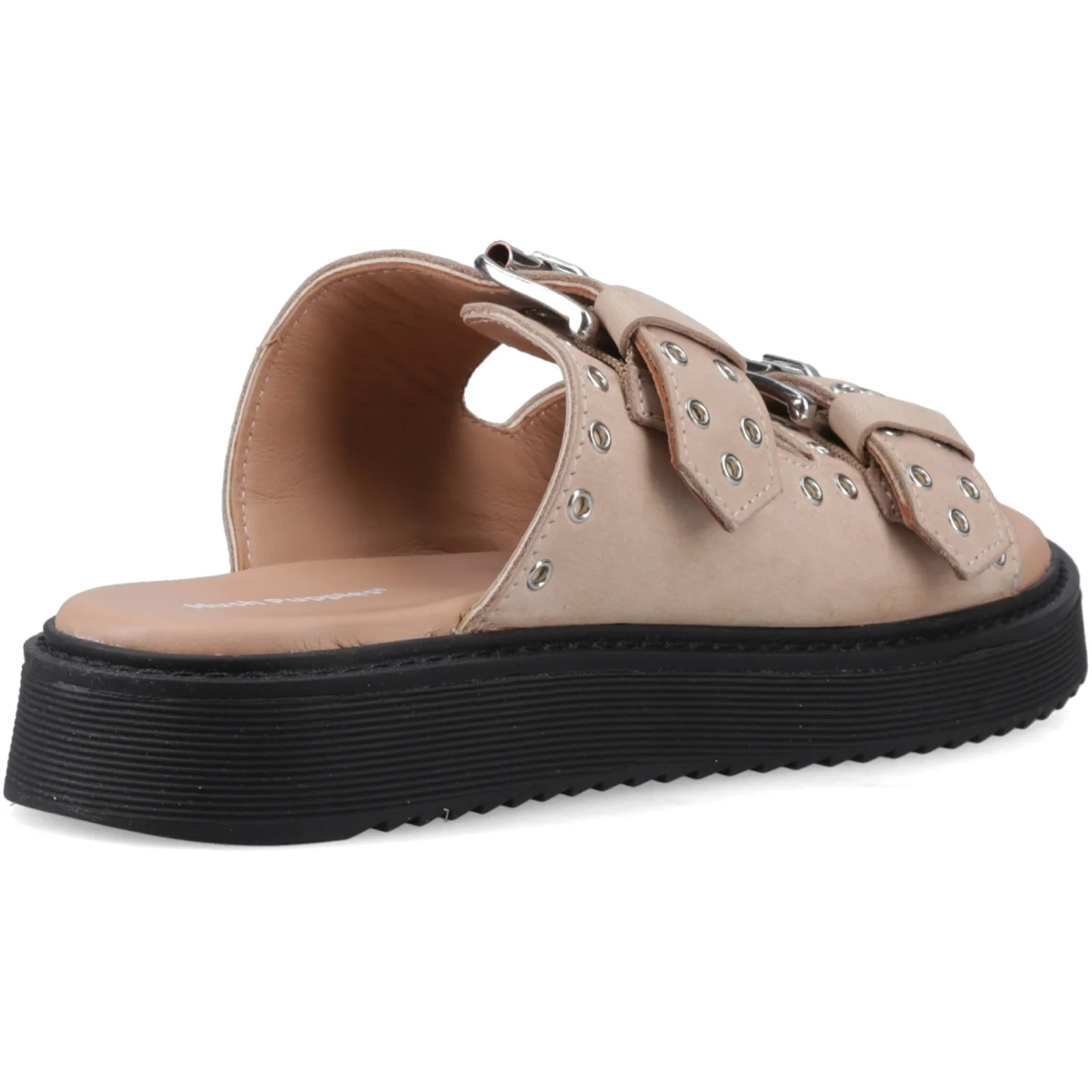 Hush Puppies Womens Christine Mule Sandal Taupe - Image 4