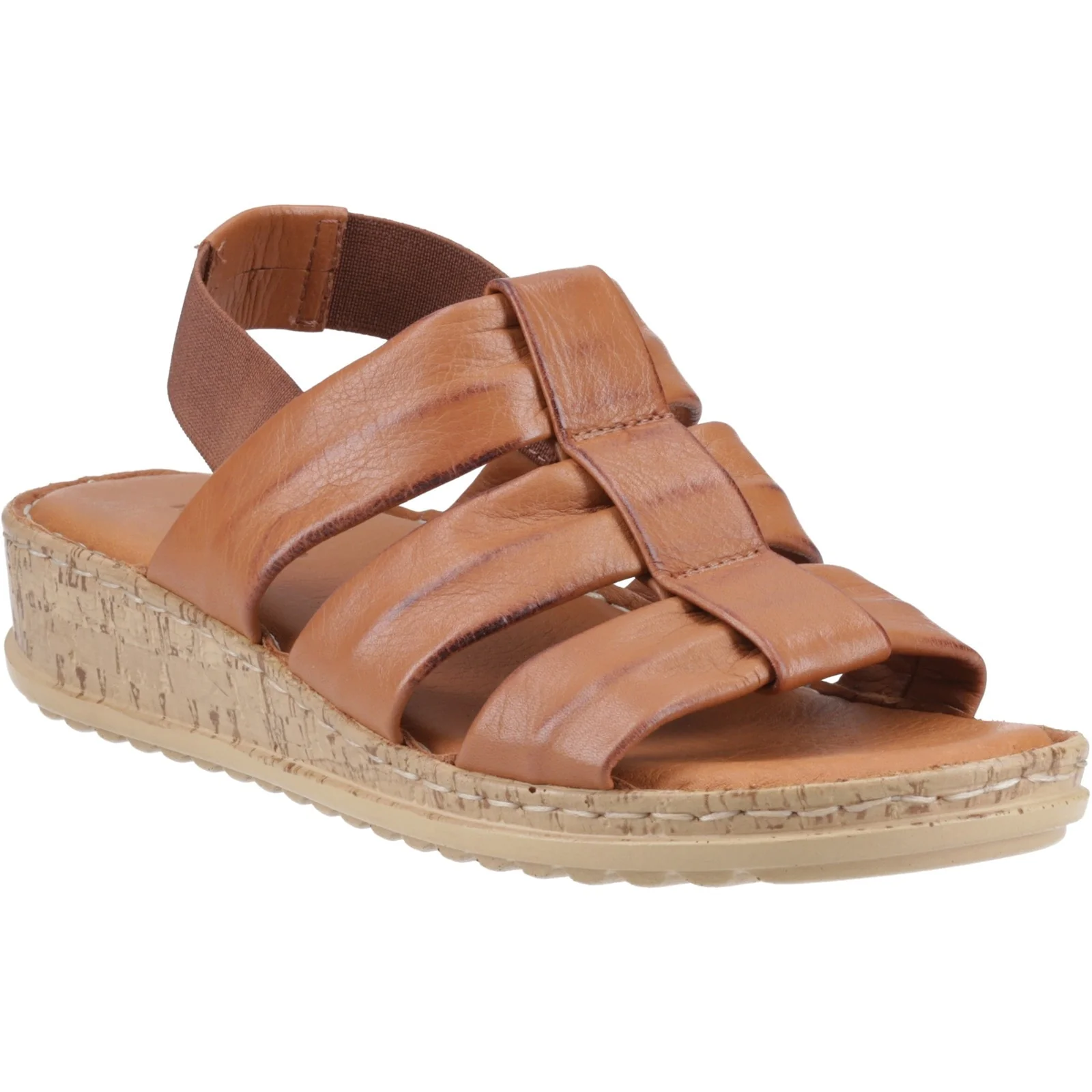 Hush Puppies Womens Eden Gladiator Sandal Tan - Image 5
