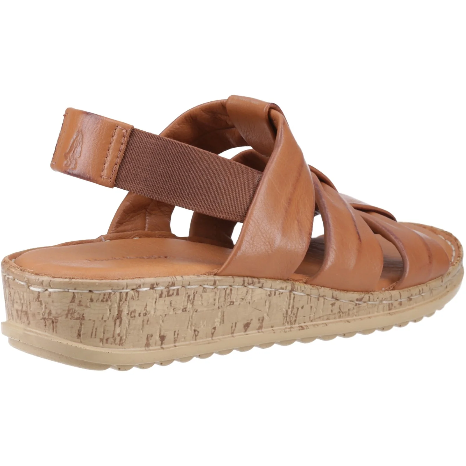 Hush Puppies Womens Eden Wide Fit Sandal Tan - Image 4