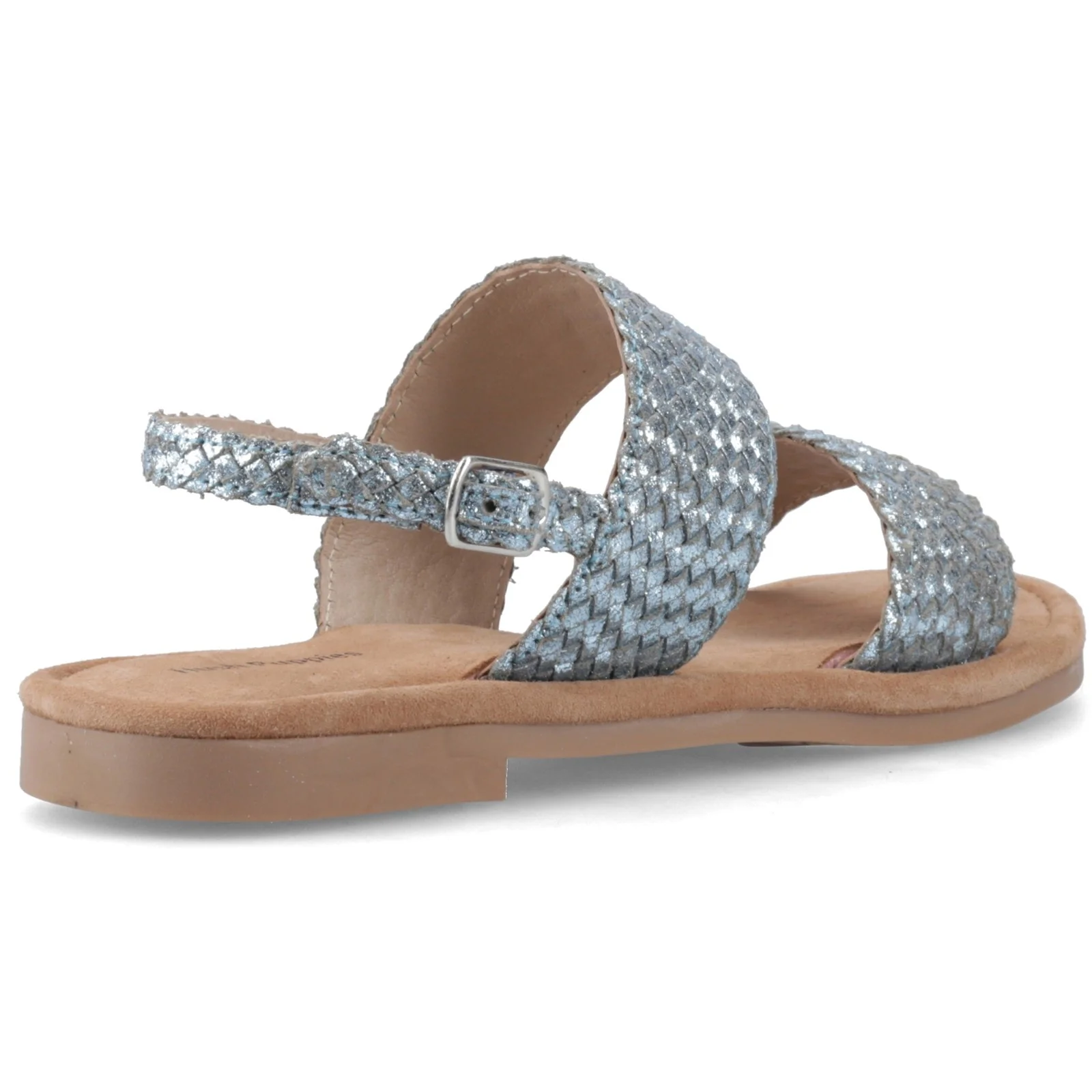 Hush Puppies Womens Helene Sandal Wide Fit Blue - Image 4