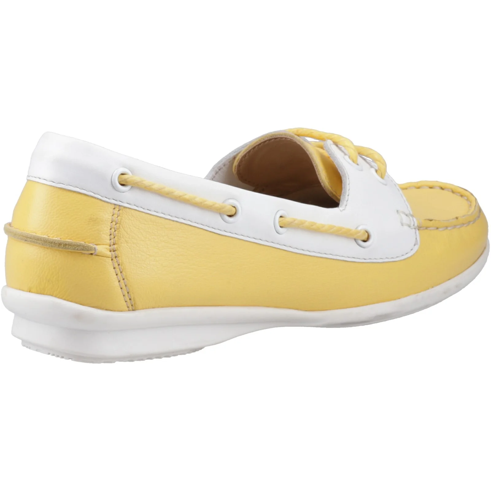 Hush Puppies Womens Irene Boat Shoe Yellow - Image 4