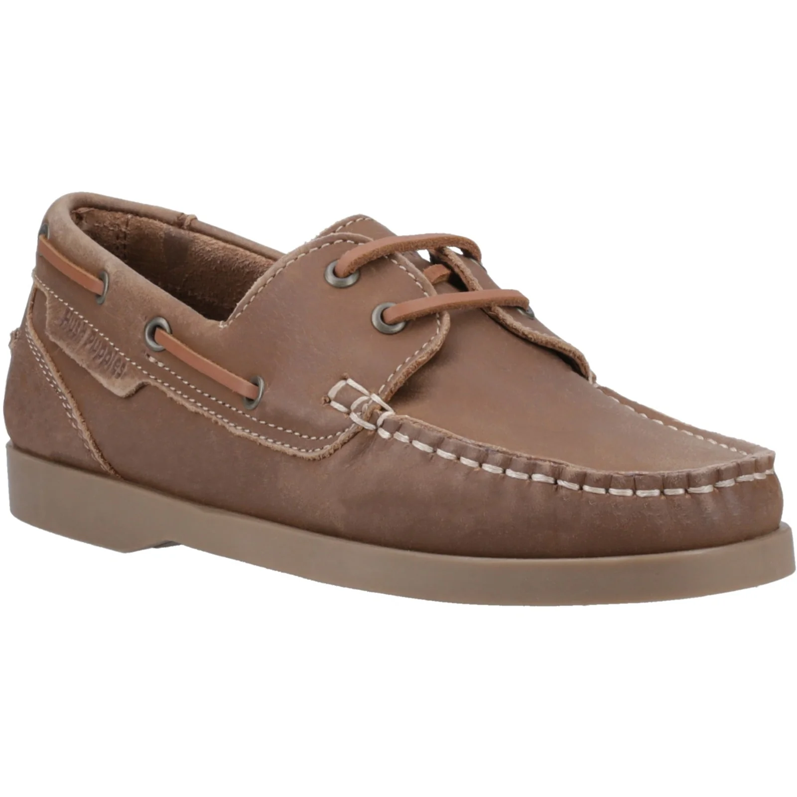 Hush Puppies Womens Isabel Boat Shoe Tan - Image 4