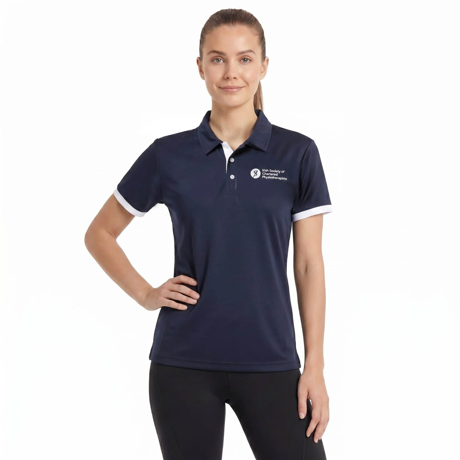 Irish Society Of Chartered Physiotherapists Unisex Polo Shirt - Image 4