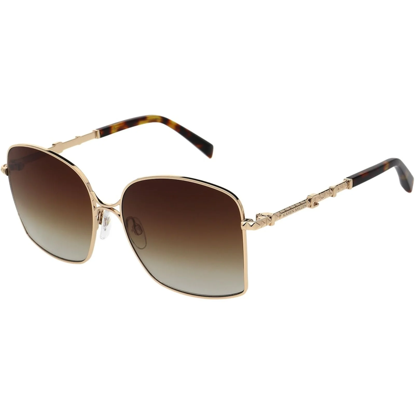 Karen Millen Unisex KM702440057 Sunglasses Gold - Image 2