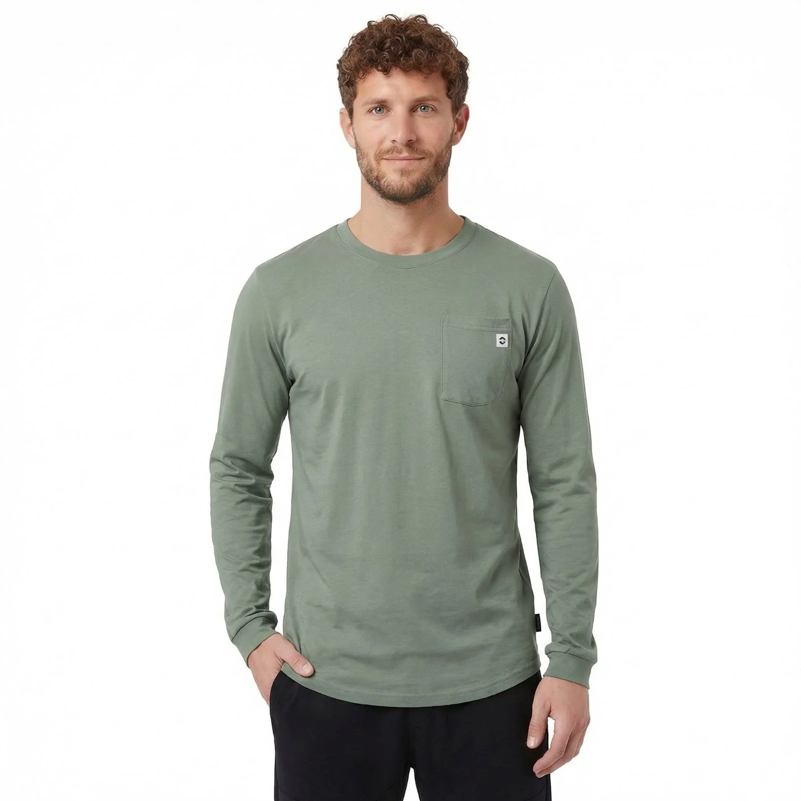 LeKanvy Travel Long Sleeve Top - Sage Green