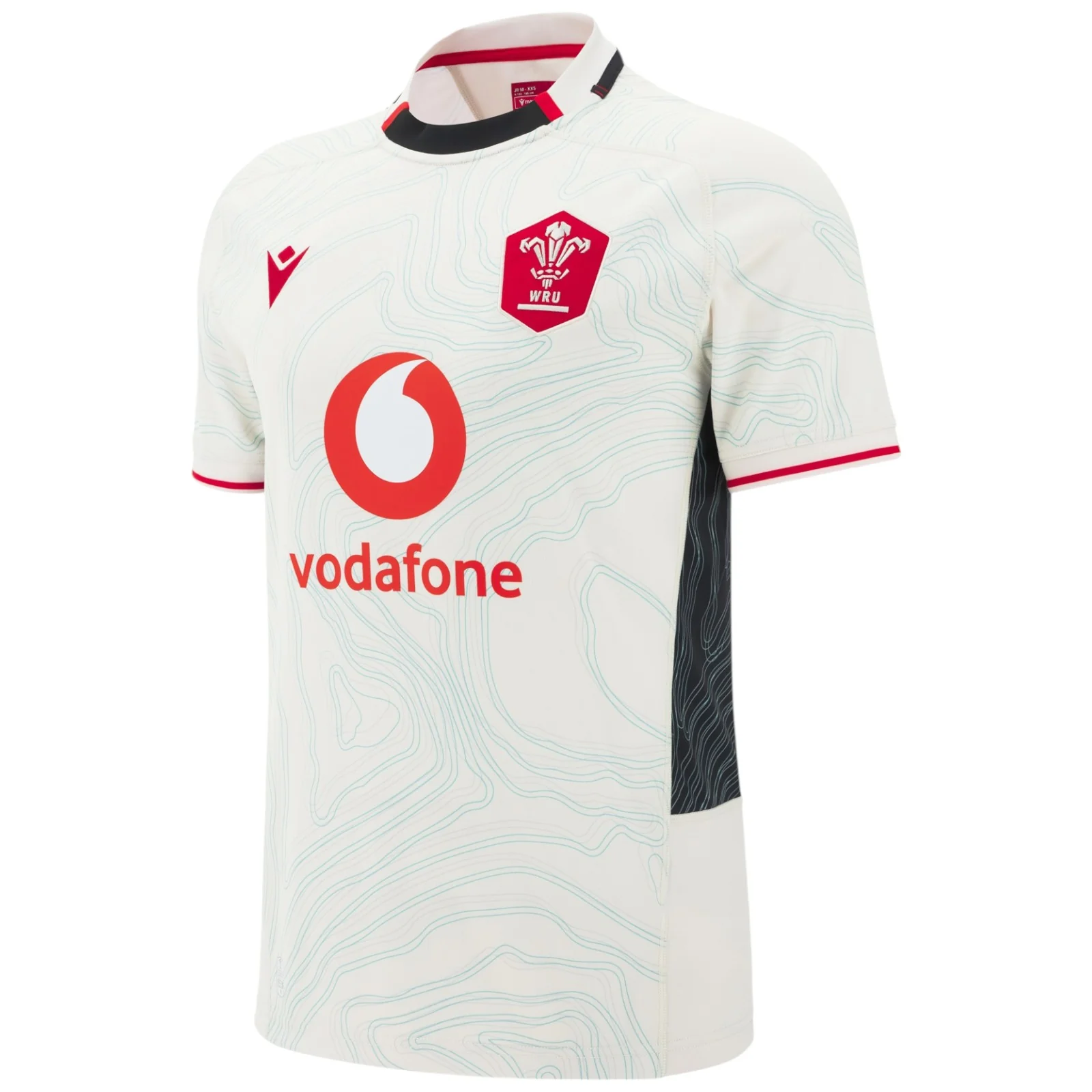 Macron Wales Rugby 2025/26 Kids Away Replica Jersey